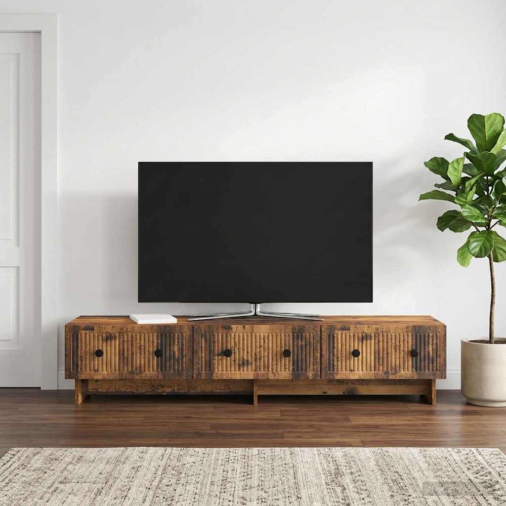 Televizoriaus spintelė Sendintos medienos 147 x 34,5 x 30 cm