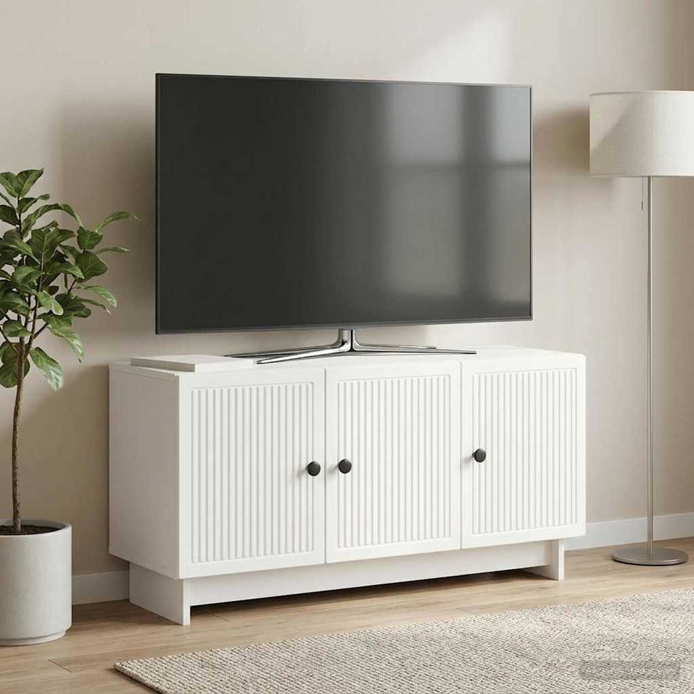Televizoriaus spintelė Balta 99 x 34,5 x 50 cm Apdirbta mediena