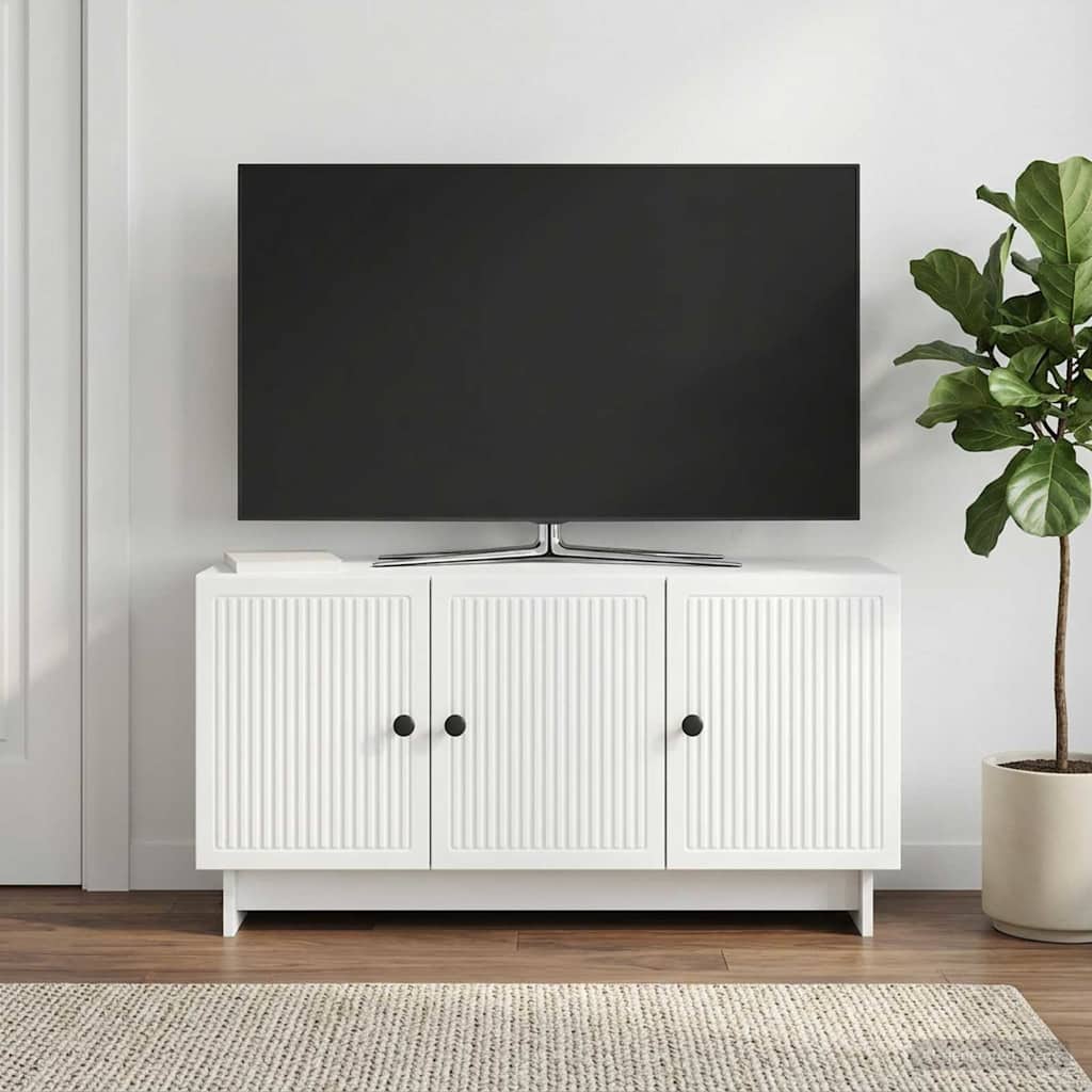 Televizoriaus spintelė Balta 99 x 34,5 x 50 cm Apdirbta mediena