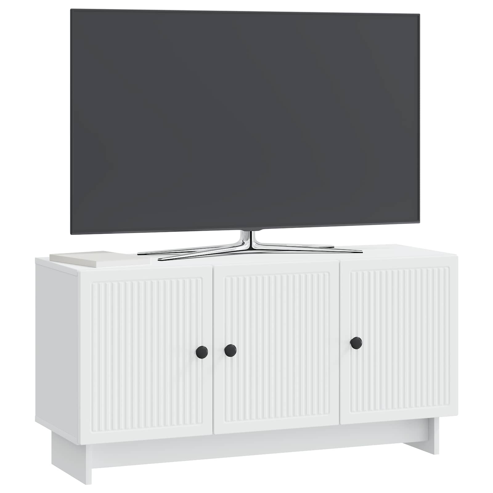 Televizoriaus spintelė Balta 99 x 34,5 x 50 cm Apdirbta mediena
