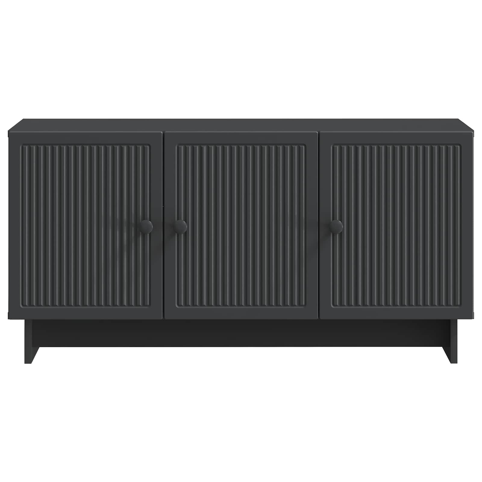 TV skapītis melns 99 x 34,5 x 50 cm apstrādāta koksne