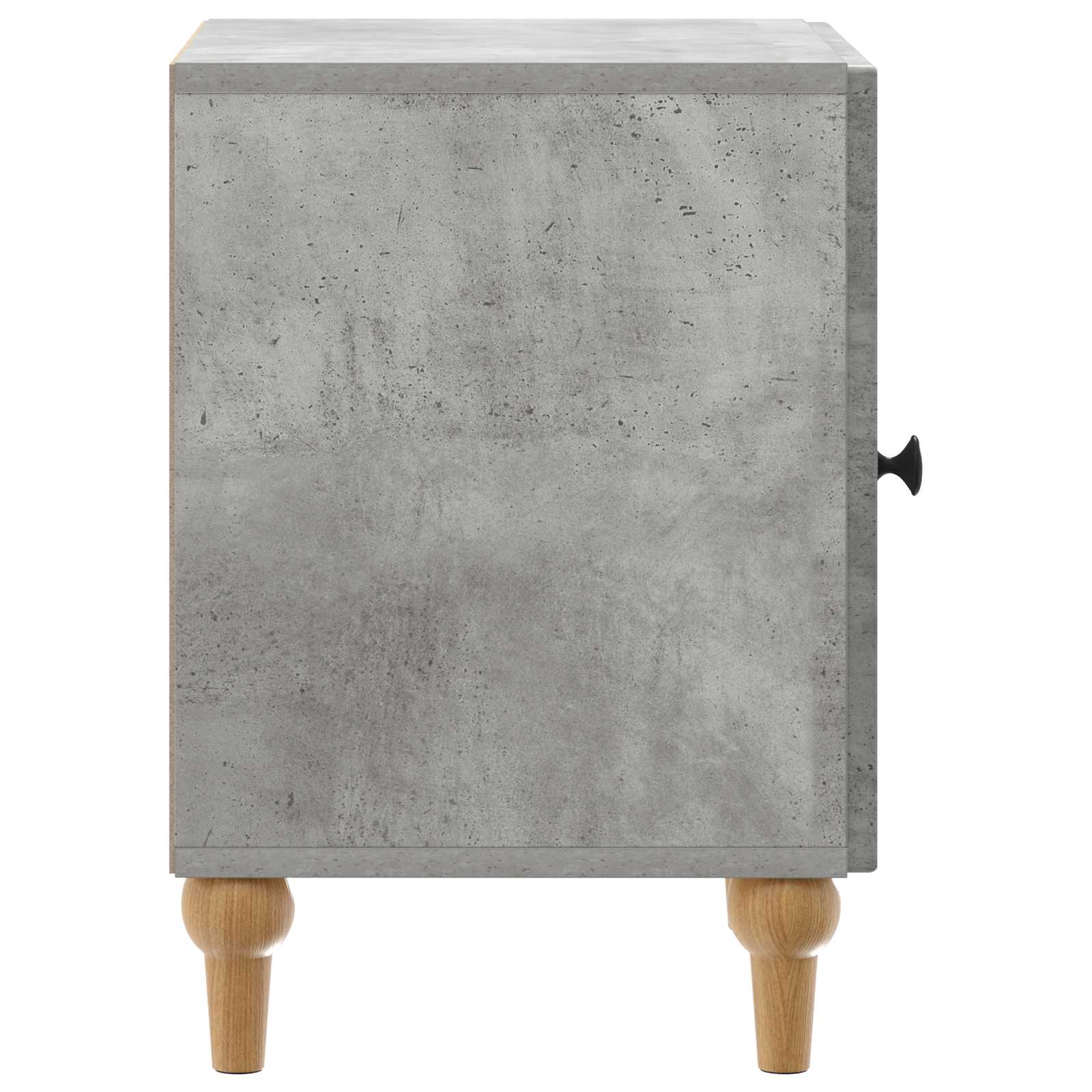 Šalia lovos spintelė 2 pcs Betono pilka 43 x 34,5 x 50 cm