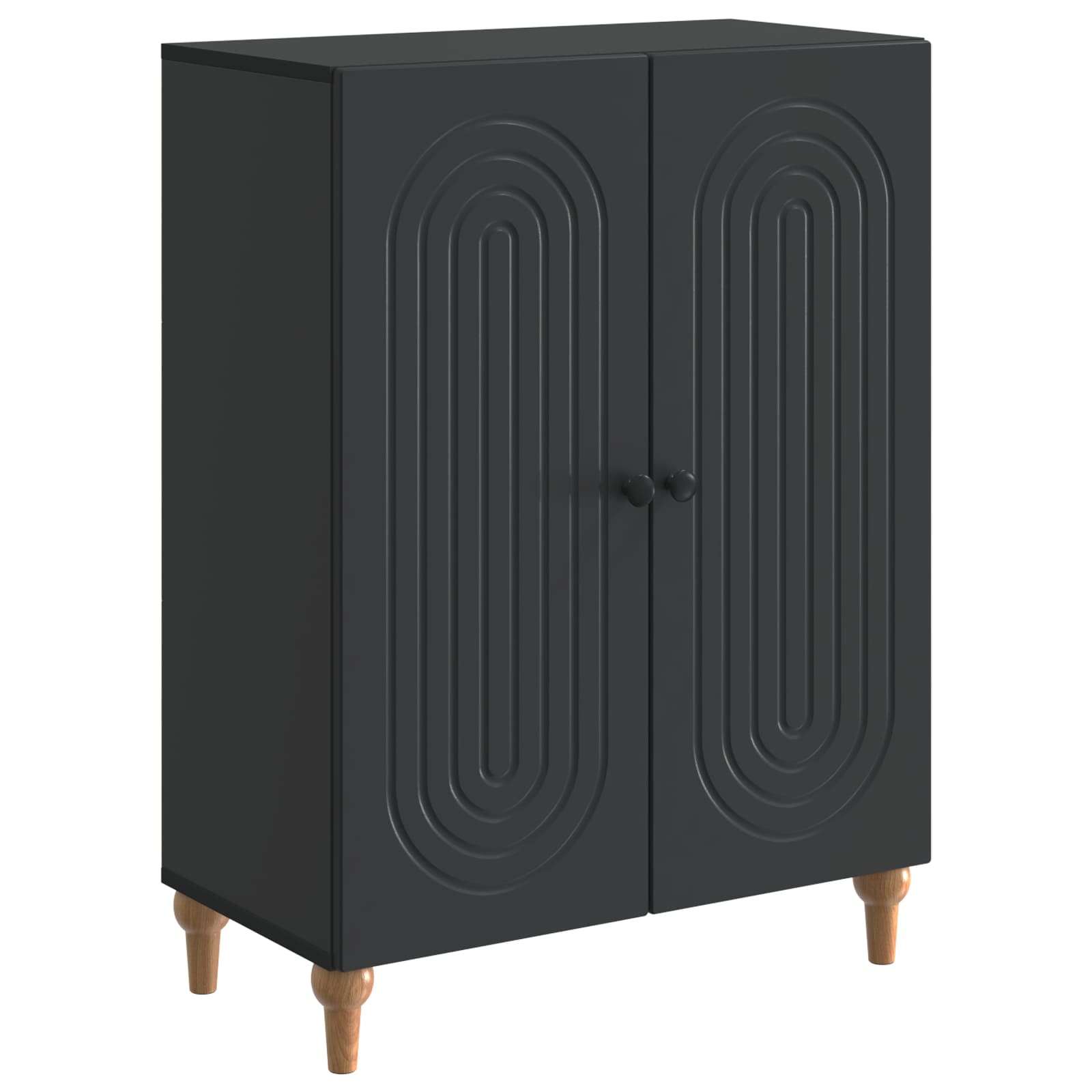 Kabalas Juoda 66 x 34,5 x 90 cm Apdirbta mediena