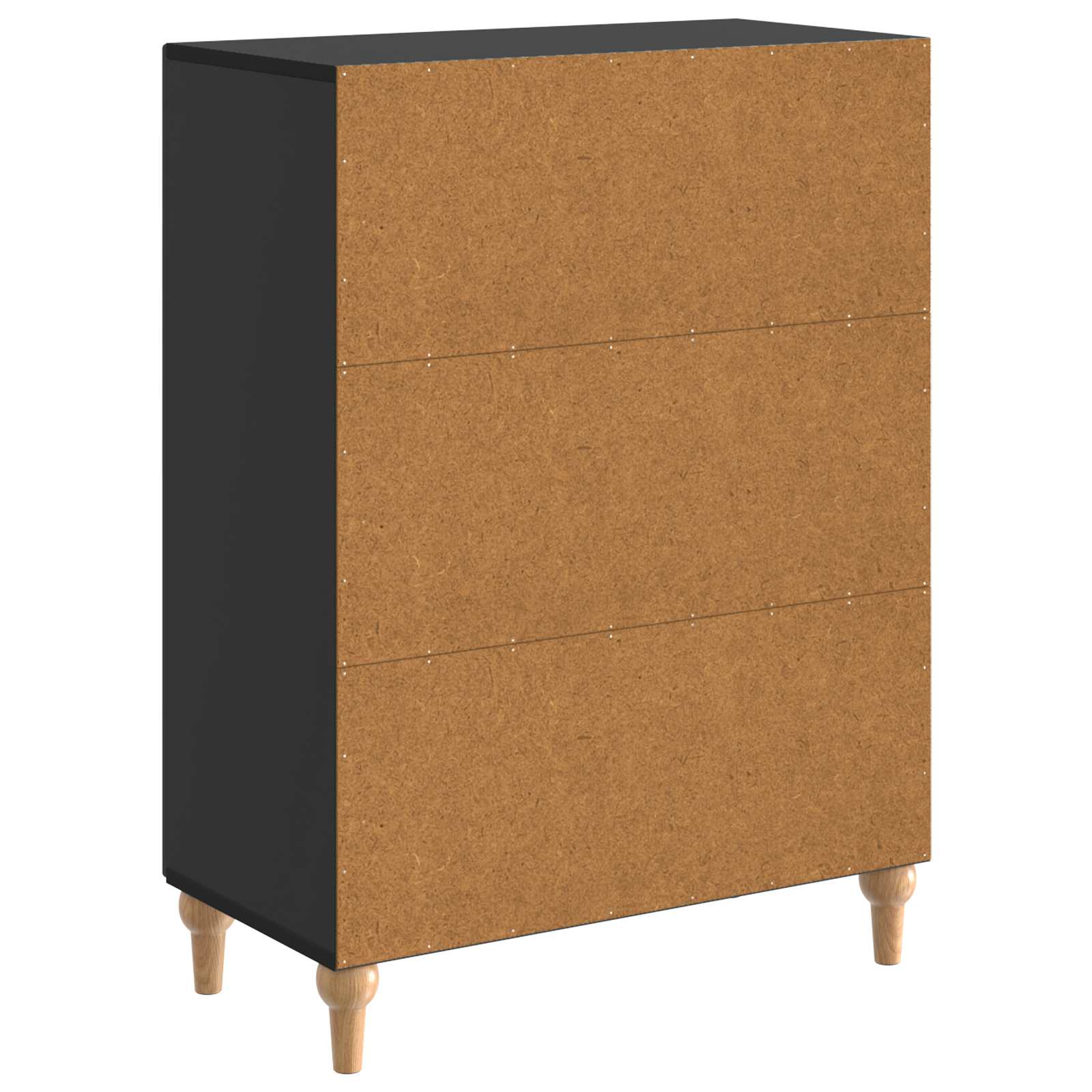 Kabalas Juoda 66 x 34,5 x 90 cm Apdirbta mediena