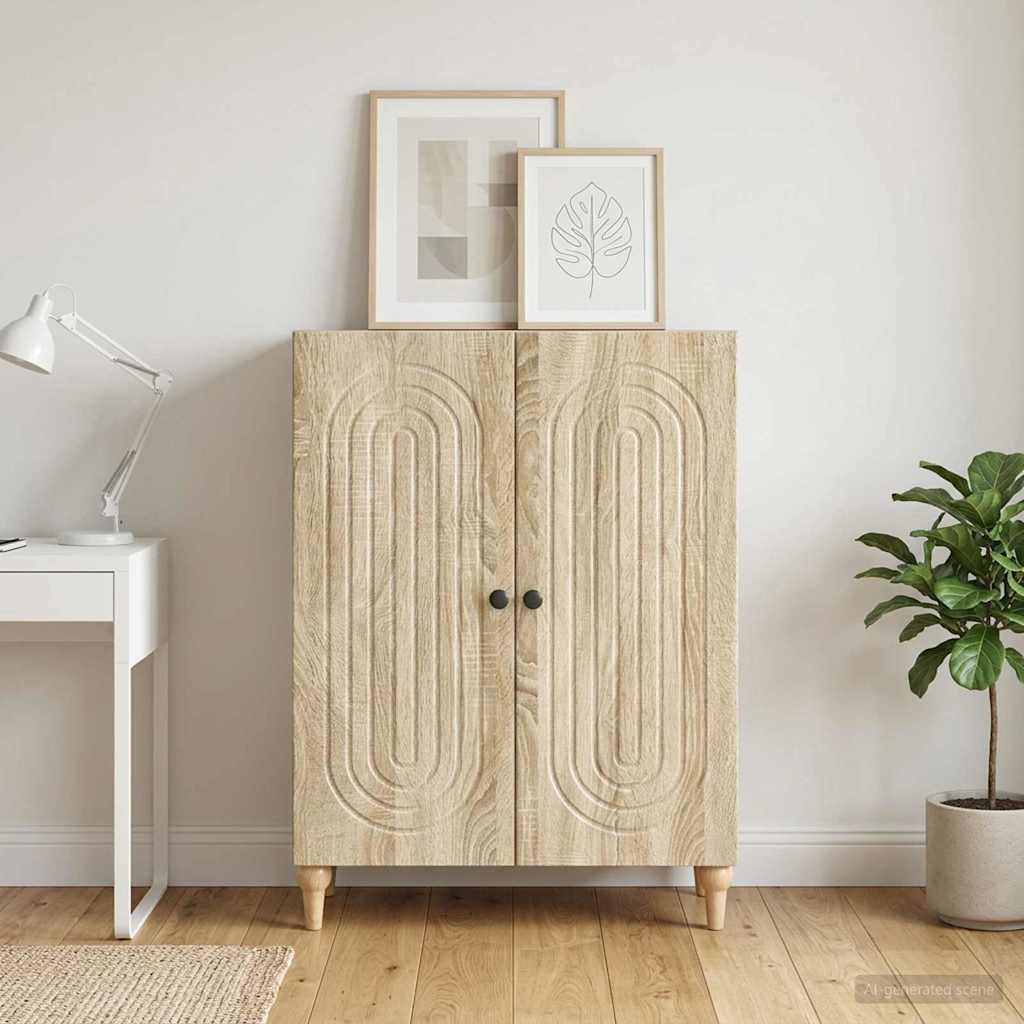 Kumode Sonoma ozols 66 x 34,5 x 90 cm Inženierijas koks