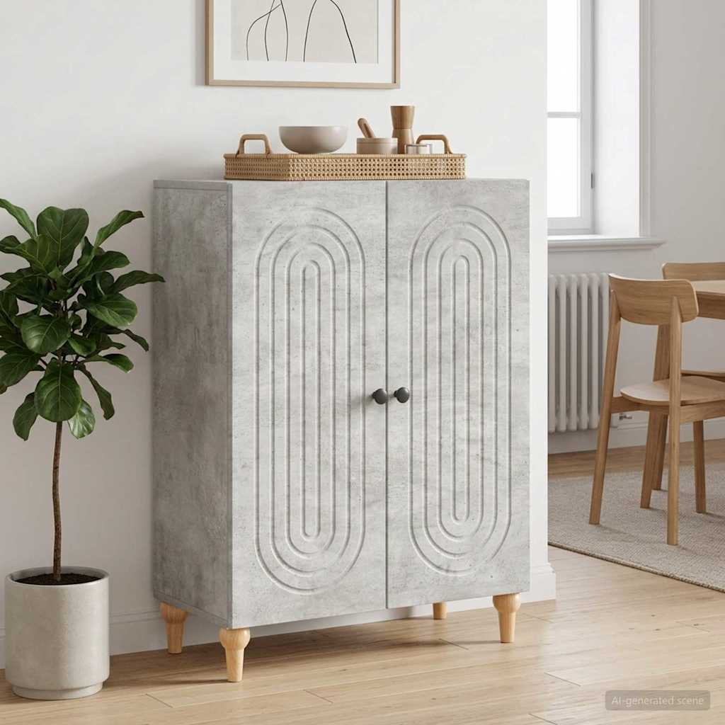 Kabalas Betono pilka 66 x 34,5 x 90 cm Apdirbta mediena