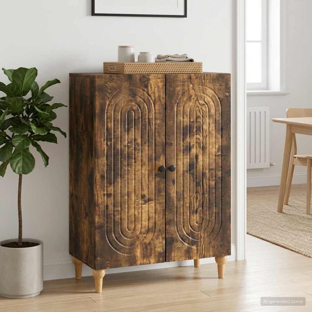 Kumode Dūmu ozols 66 x 34,5 x 90 cm Inženierijas koks