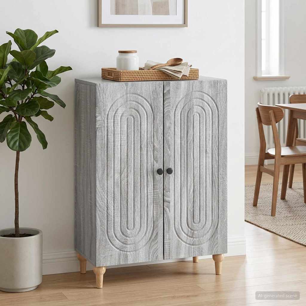 Kabalas Pilka sonoma ąžuolo 66 x 34,5 x 90 cm Apdirbta mediena