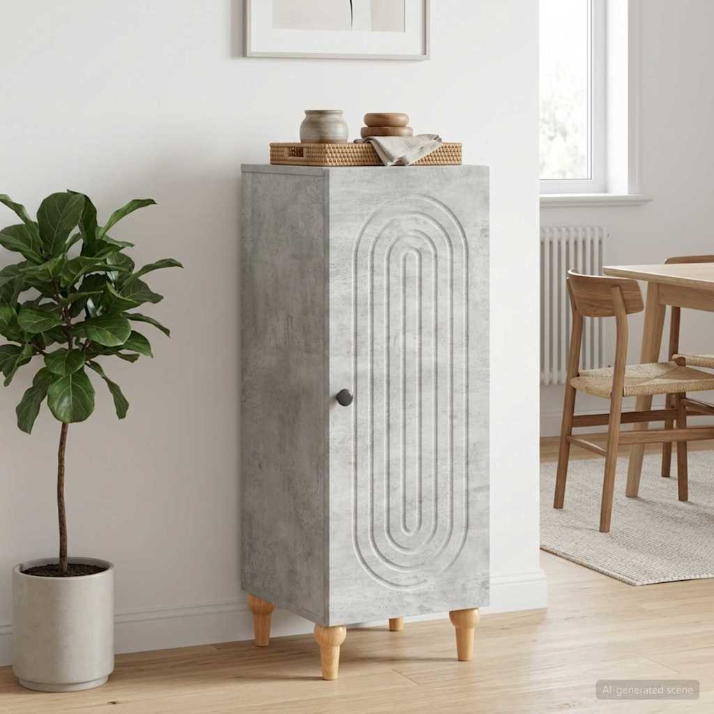 Kabalas Betona pelēks 33 x 34,5 x 90 cm Apstrādāta koksne