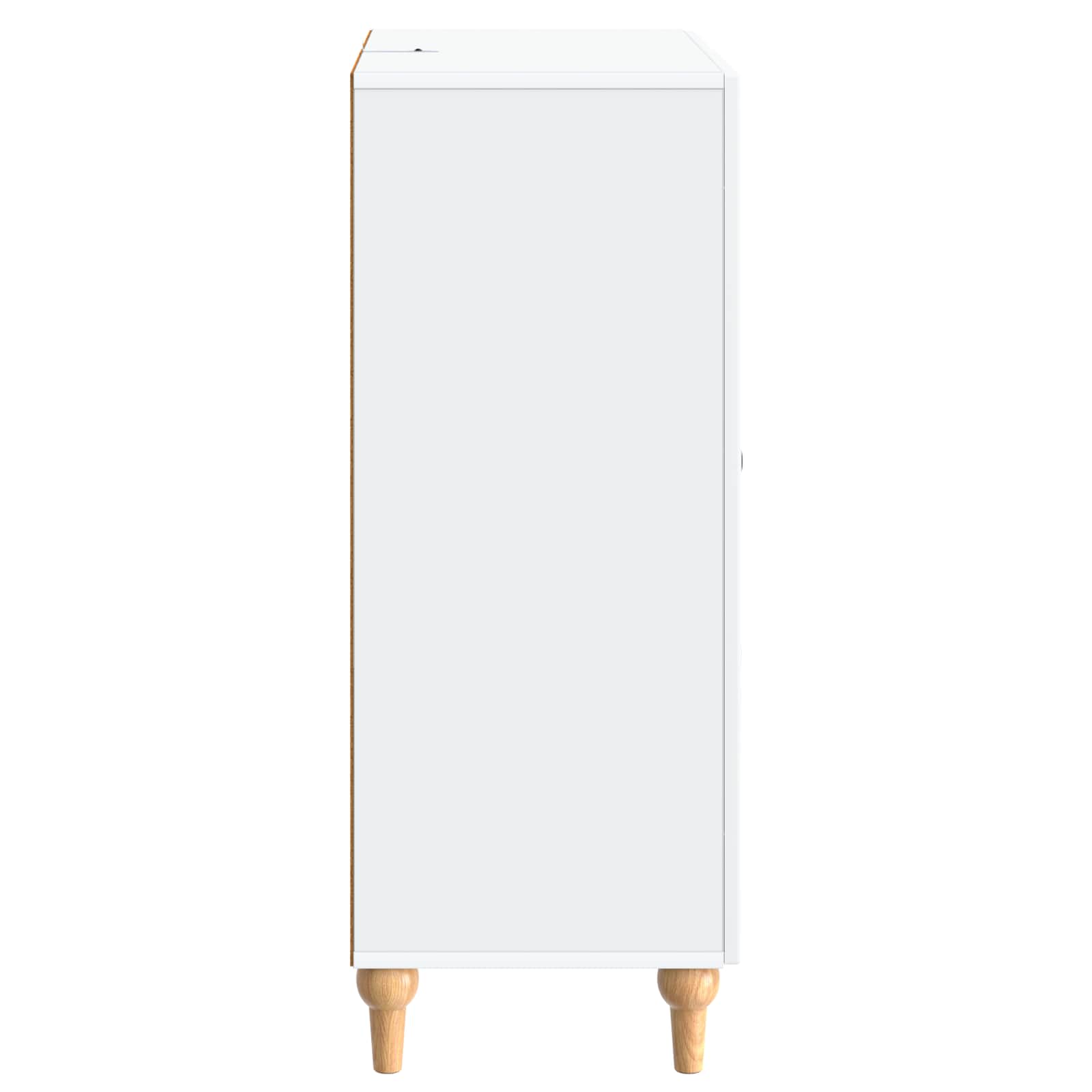 Kabalas su stalčių Balta 66 x 34,5 x 90 cm Apdirbta mediena