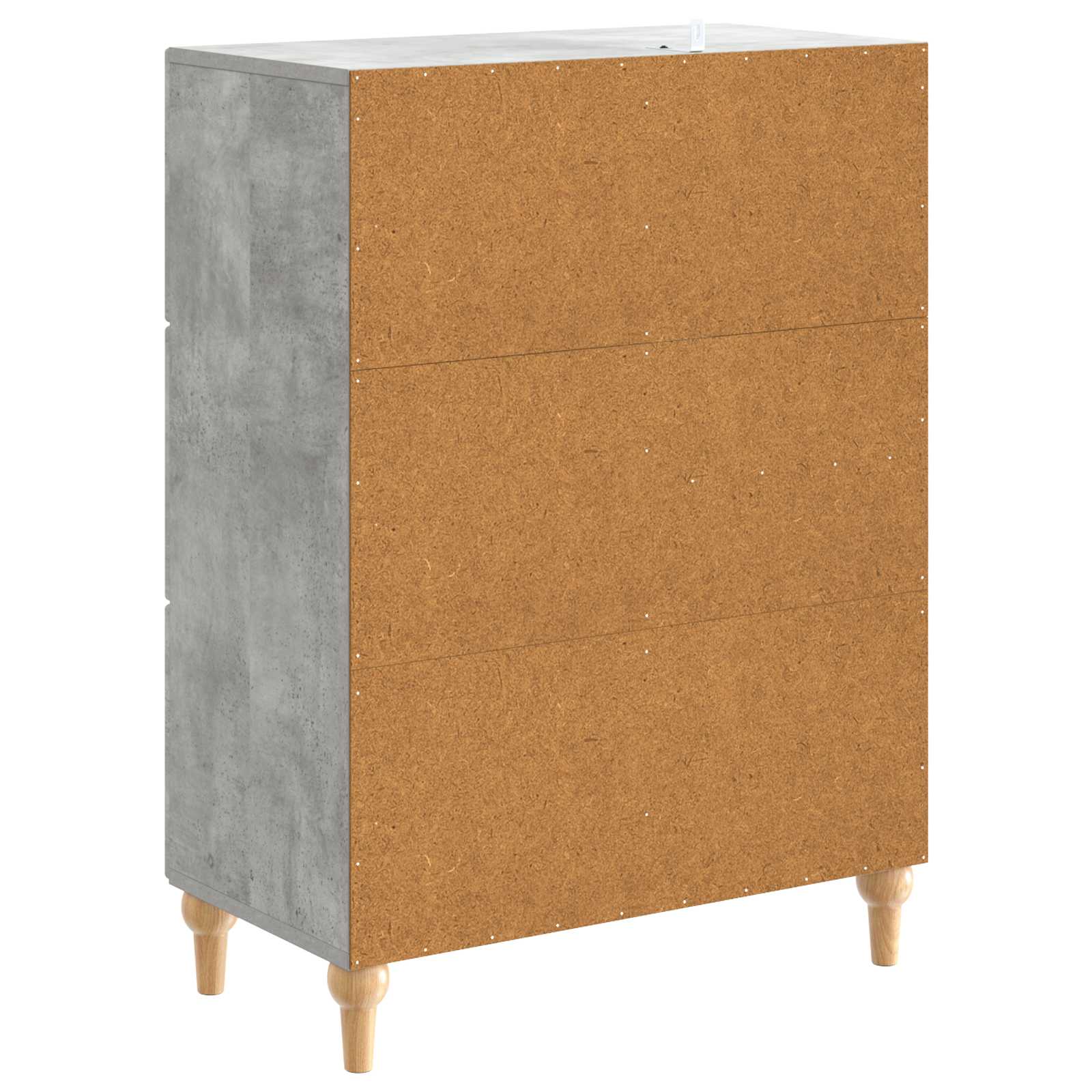 Kabalas Betona pelēks 66 x 34,5 x 90 cm Apstrādāta koksne