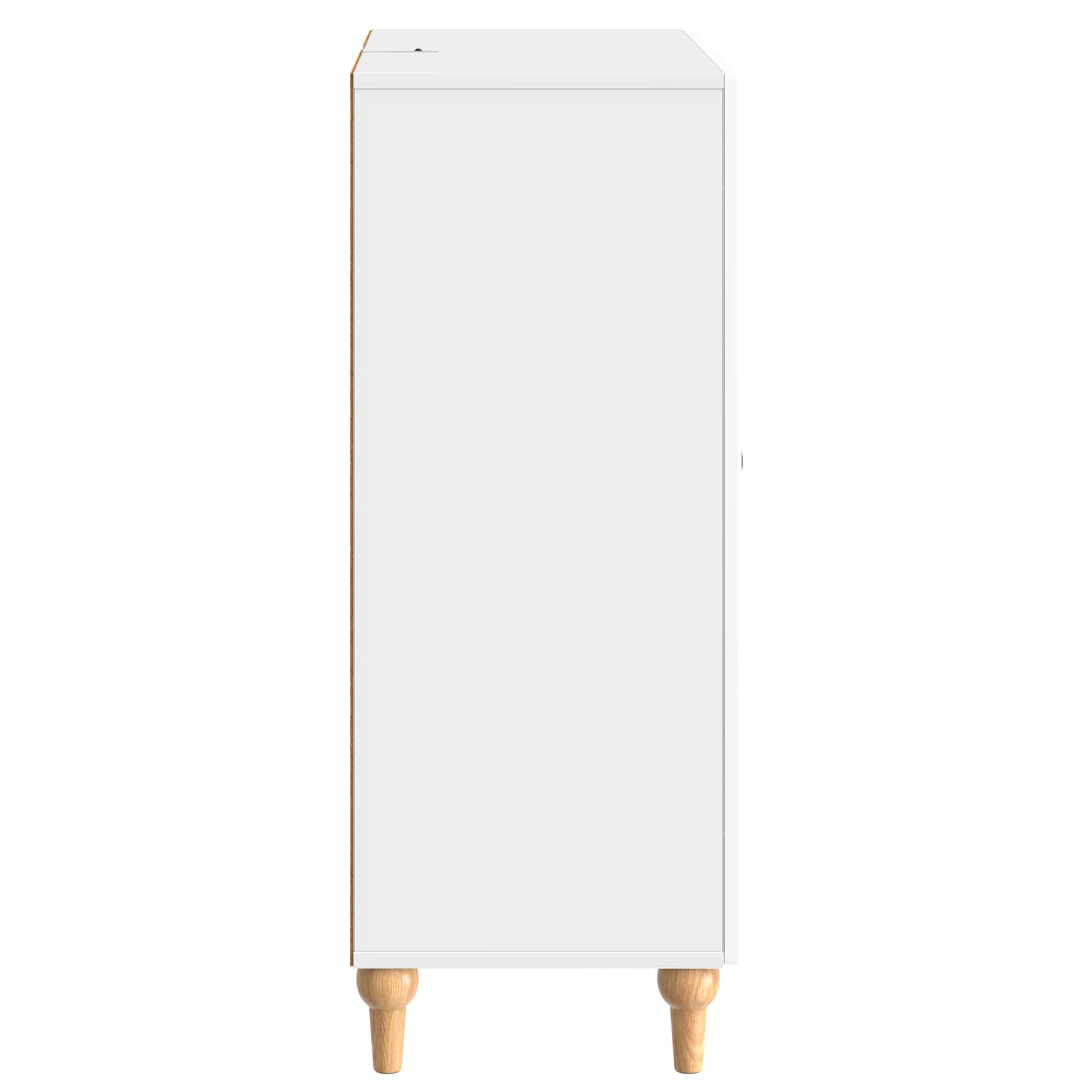 Kabalas Itin blizgi balta 66 x 34,5 x 90 cm Apdirbta mediena