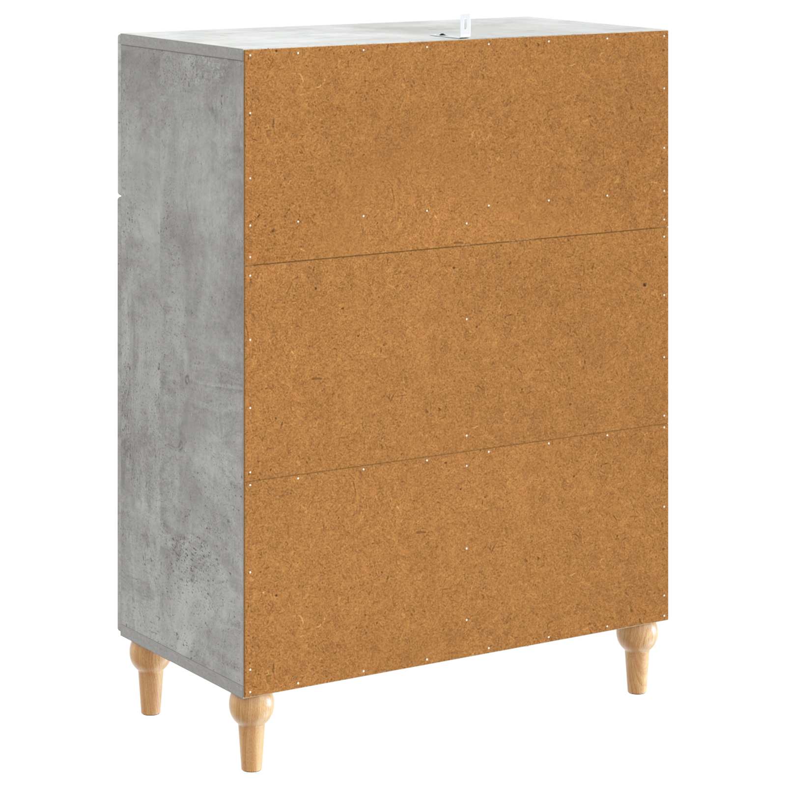 Kabalas Betona pelēks 66 x 34,5 x 90 cm Apstrādāta koksne