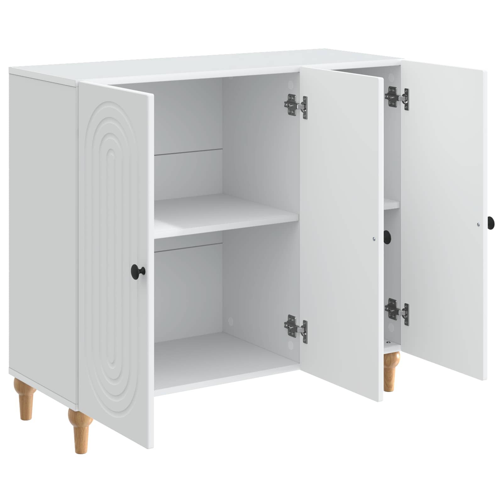 Kabalas Balta 89 x 34,5 x 80 cm Apdirbta mediena