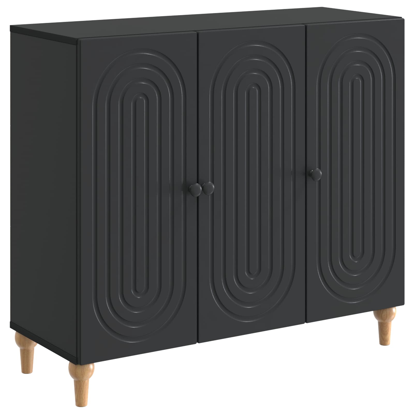 Kabalas Juoda 89 x 34,5 x 80 cm Apdirbta mediena