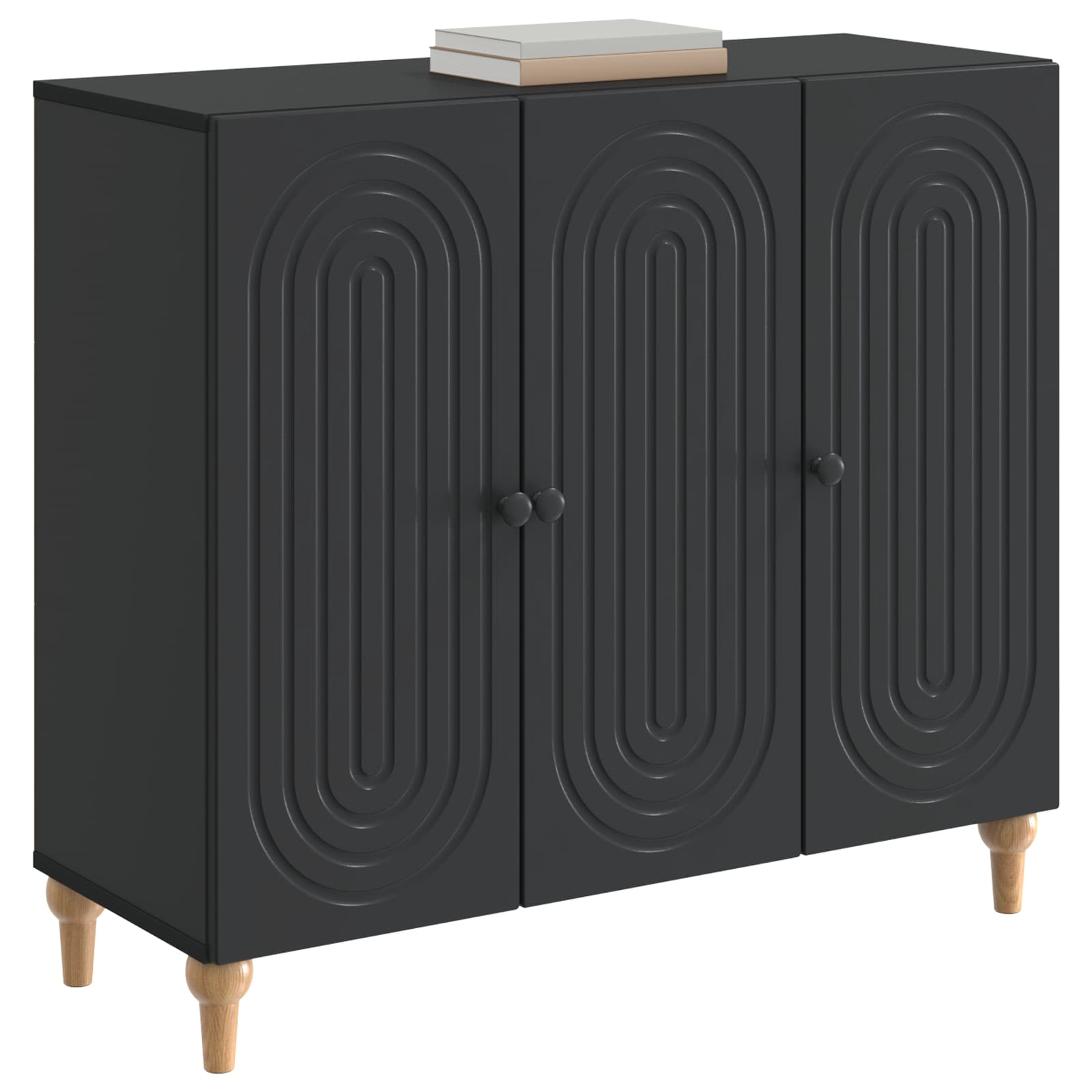Kabalas Juoda 89 x 34,5 x 80 cm Apdirbta mediena