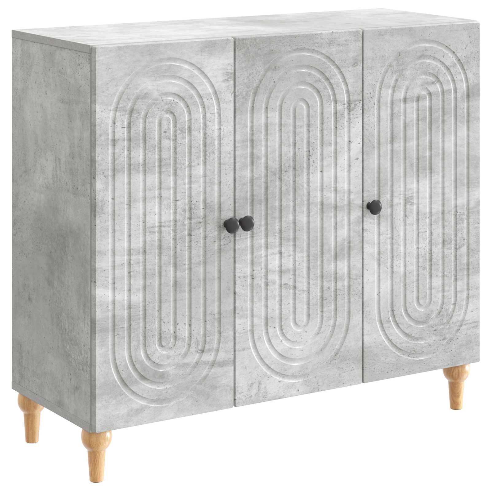 Kabalas Betono pilka 89 x 34,5 x 80 cm Apdirbta mediena
