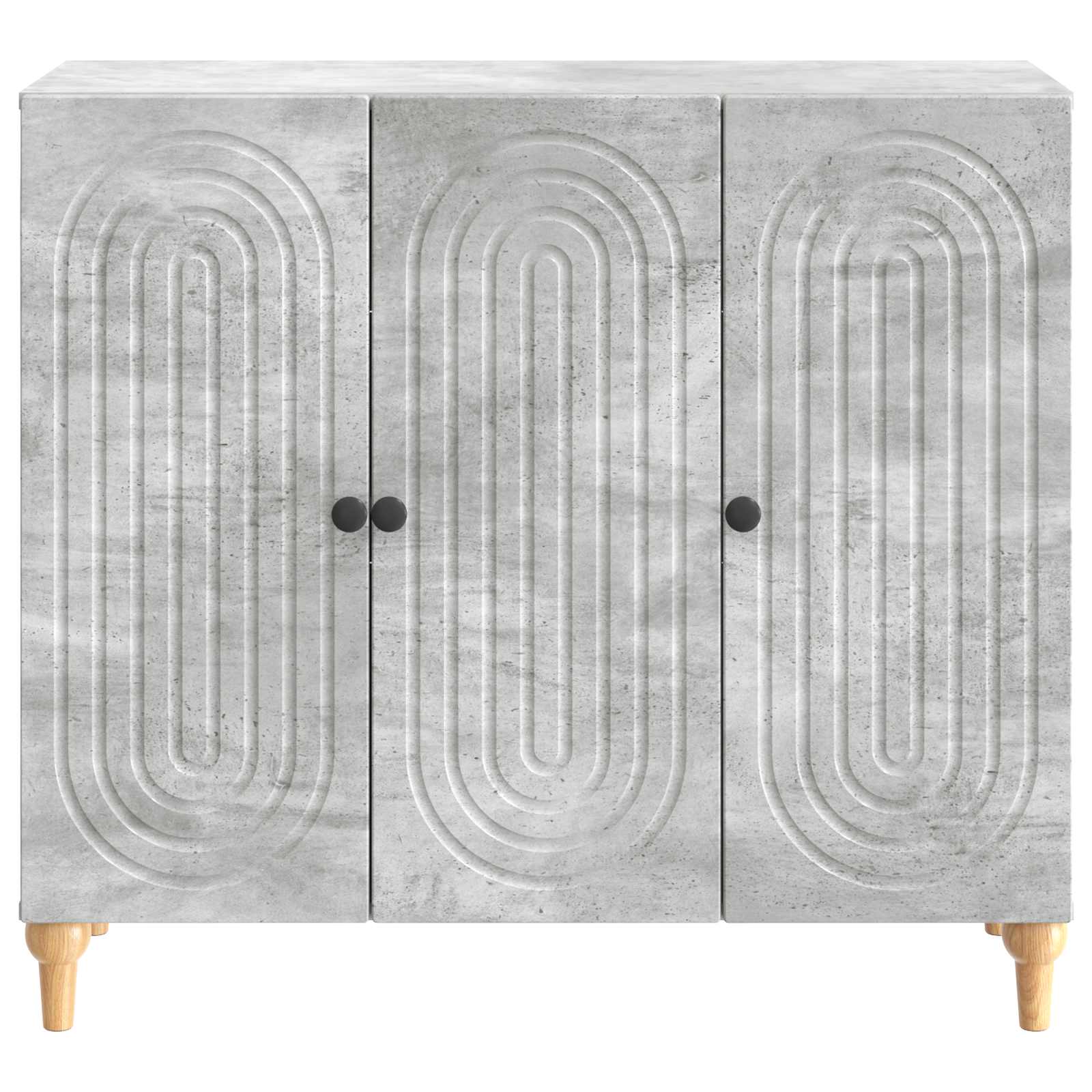 Kabalas Betono pilka 89 x 34,5 x 80 cm Apdirbta mediena