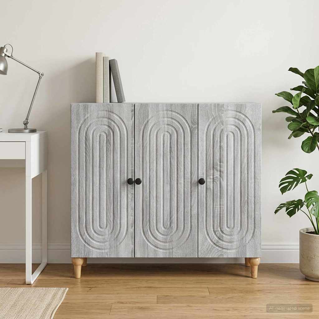 Kabalas Pilka sonoma ąžuolo 89 x 34,5 x 80 cm Apdirbta mediena