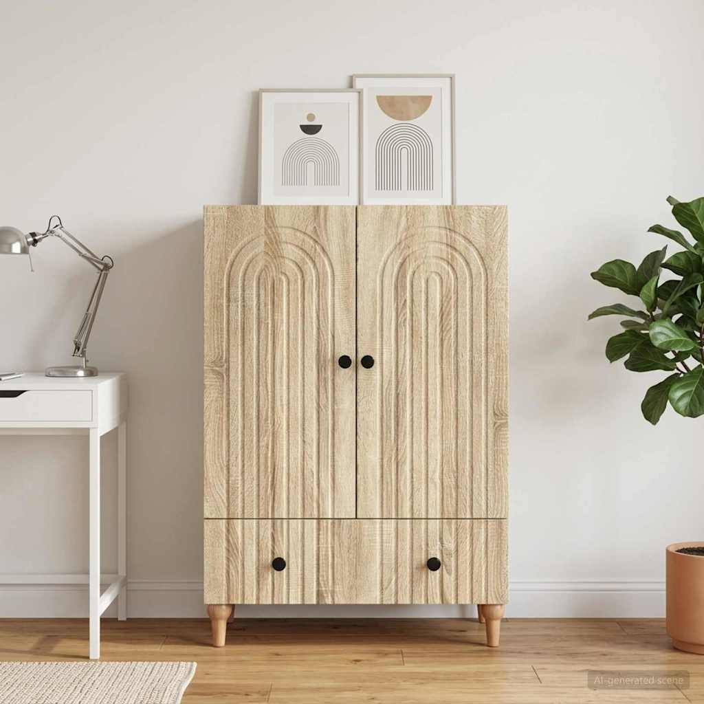 Kumode Ozols Sonoma 66 x 34,5 x 95 cm inženierijas koks