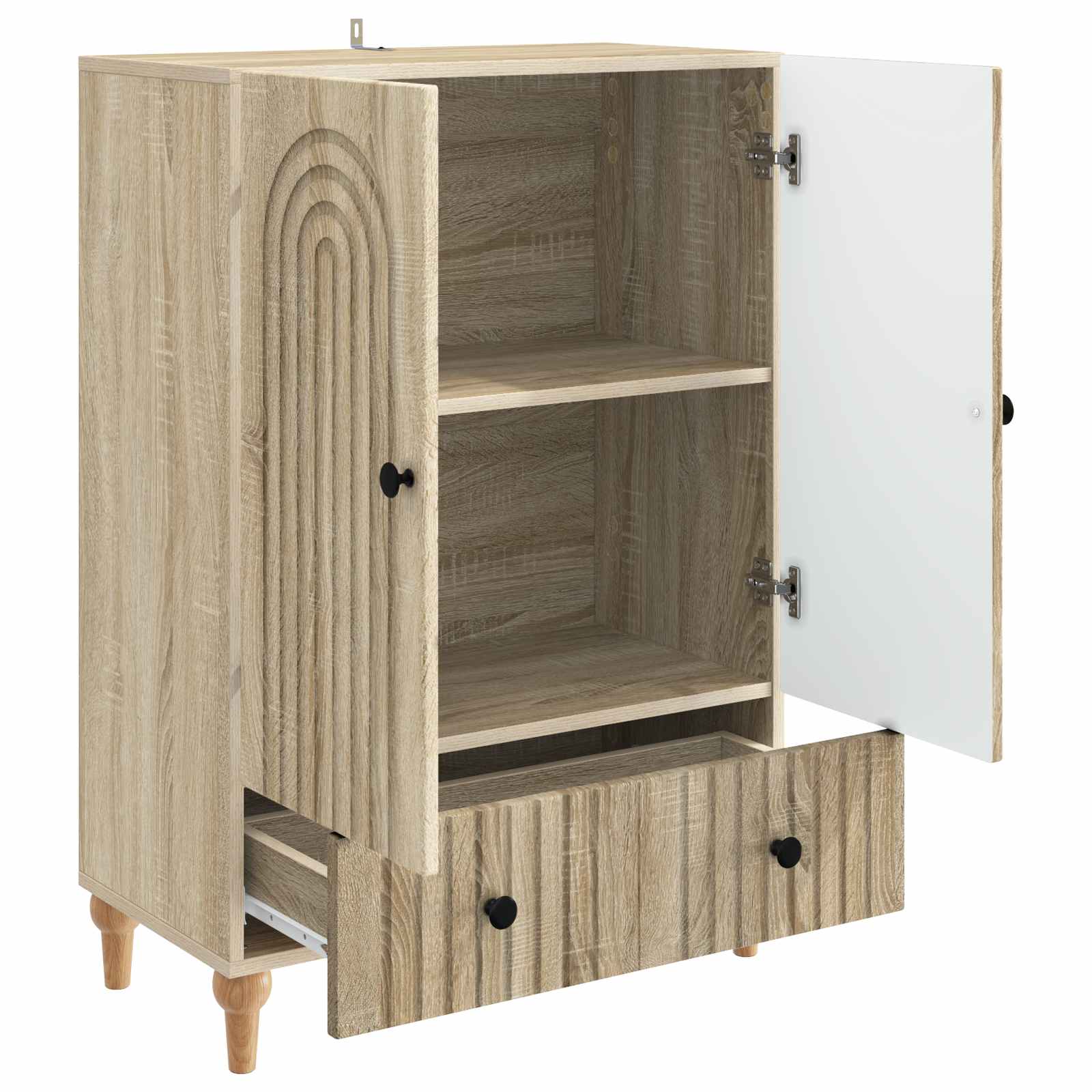 Kumode Ozols Sonoma 66 x 34,5 x 95 cm inženierijas koks