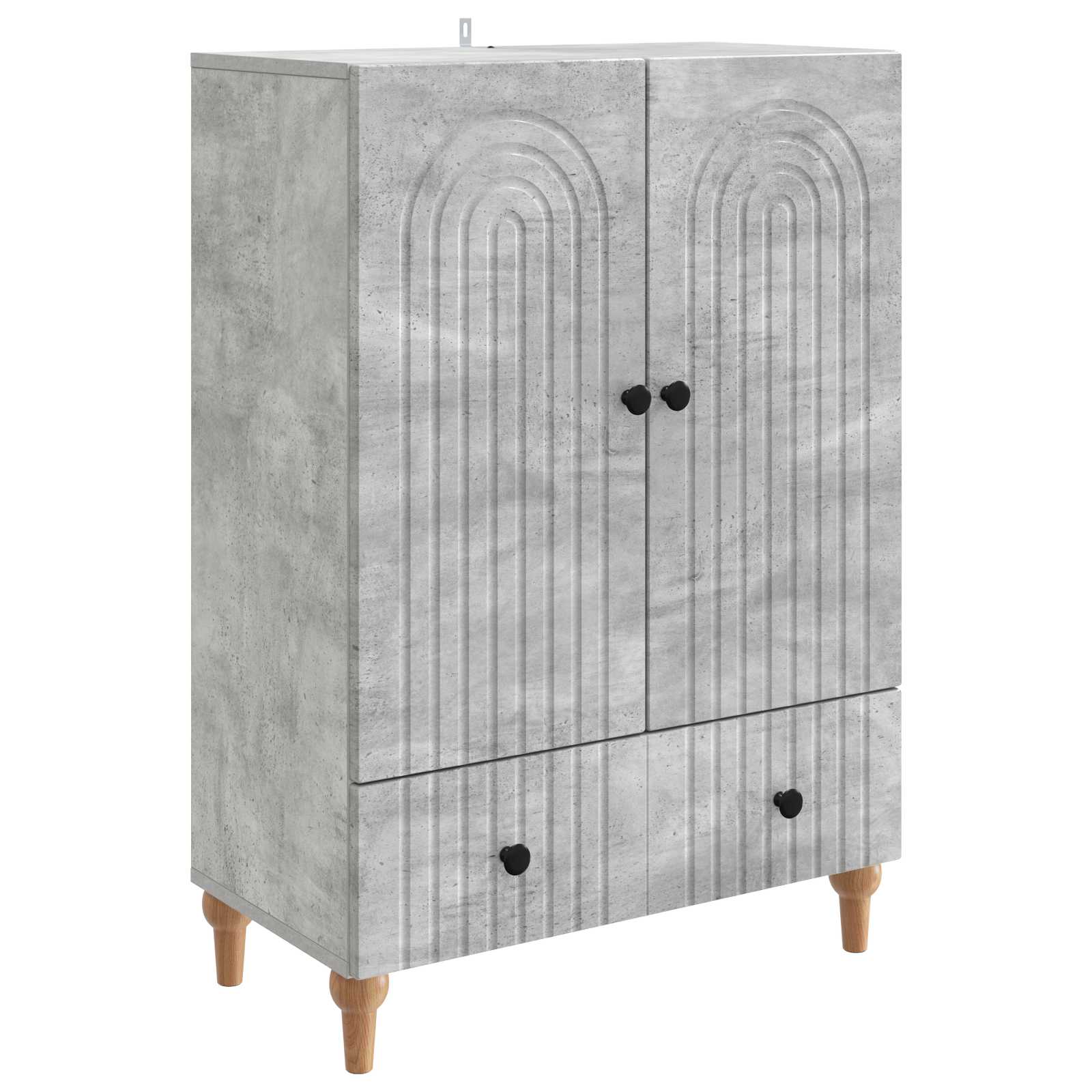 Kabalas Betono pilka 66 x 34,5 x 95 cm Apdirbta mediena
