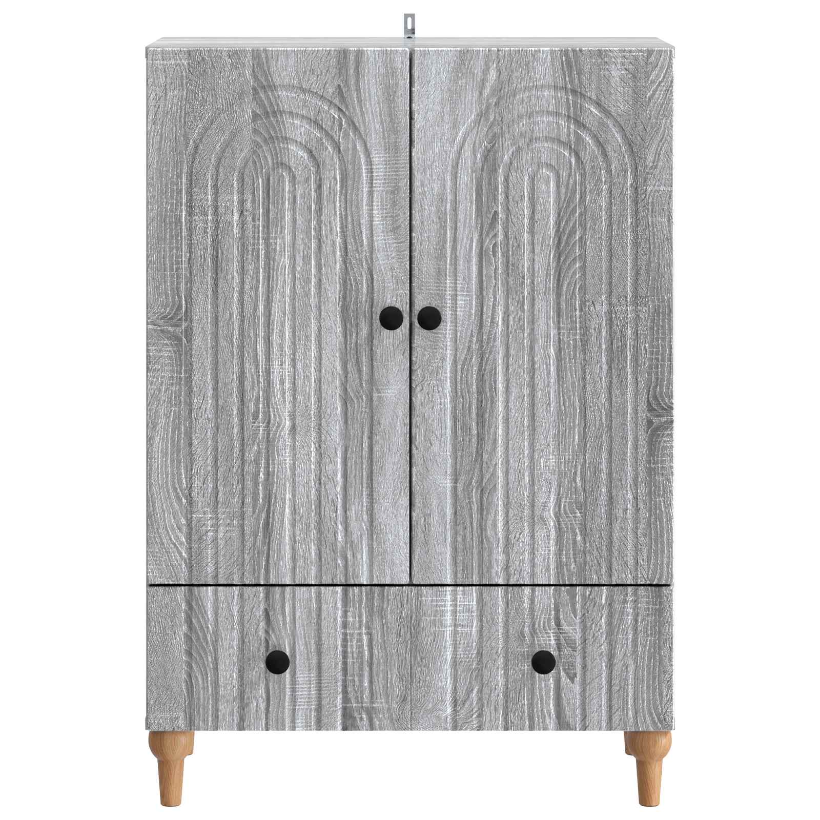 Kabalas Pilka sonoma ąžuolo 66 x 34,5 x 95 cm Apdirbta mediena