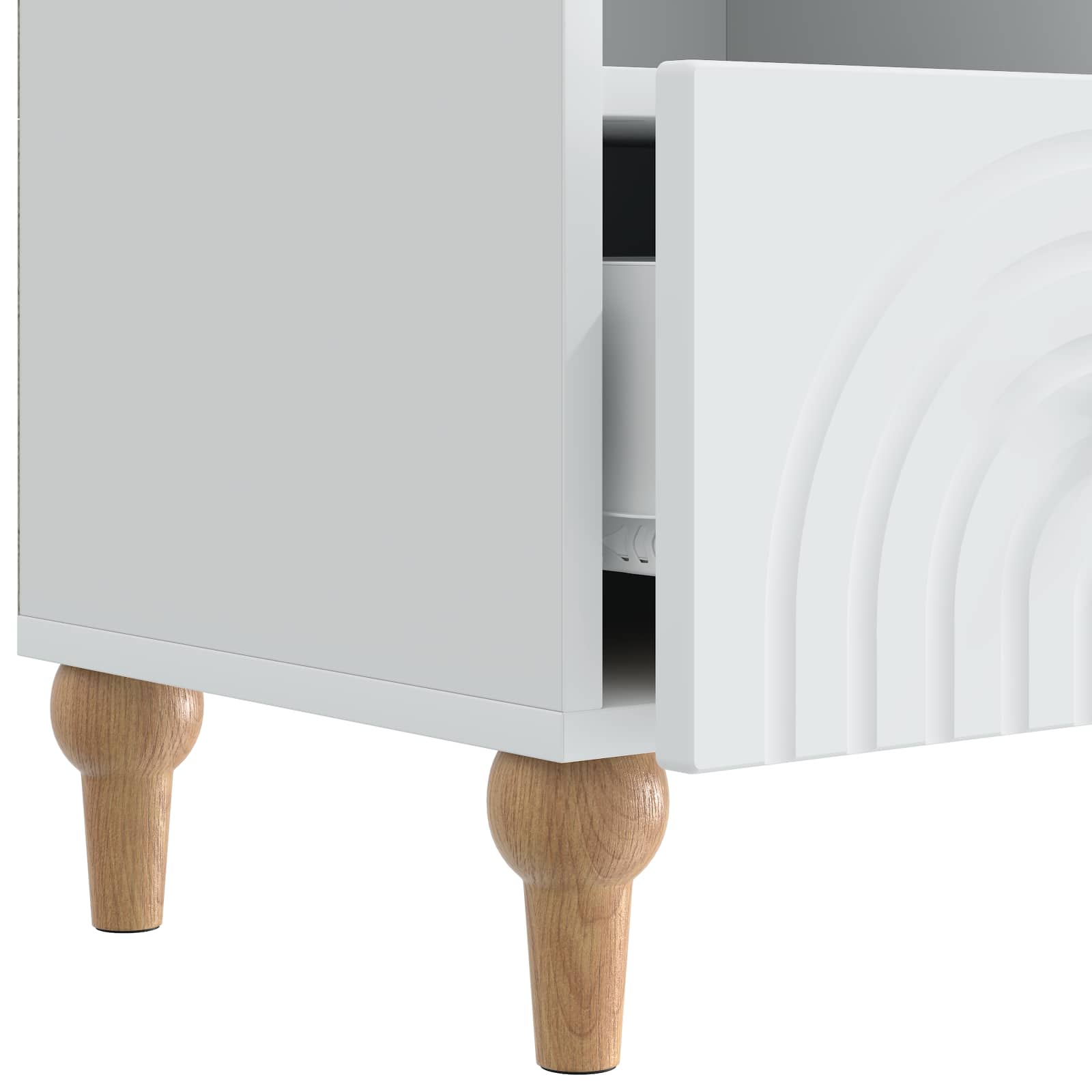 Televizoriaus spintelė Baltas 102 x 34,5 x 50 cm