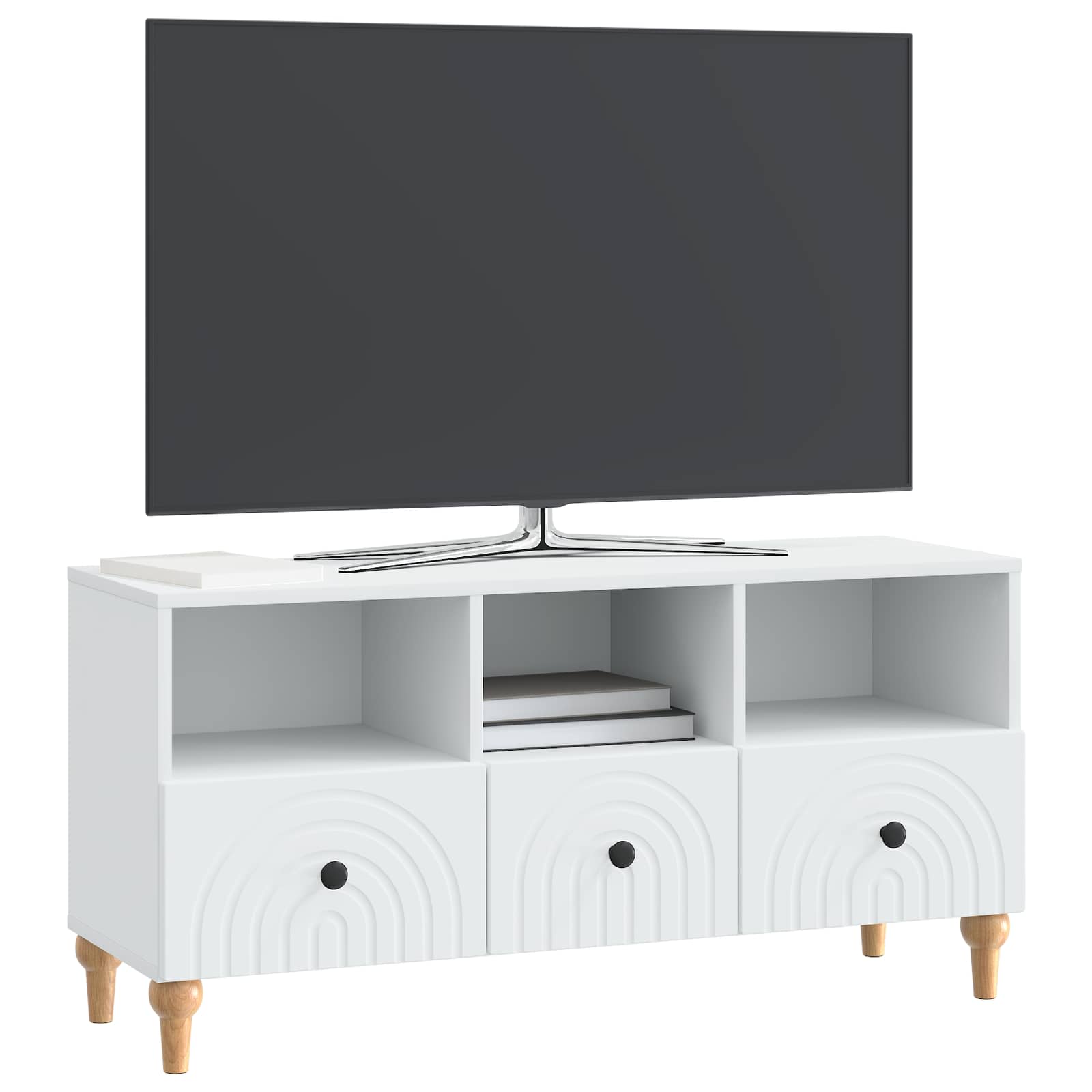 Televizoriaus spintelė Baltas 102 x 34,5 x 50 cm