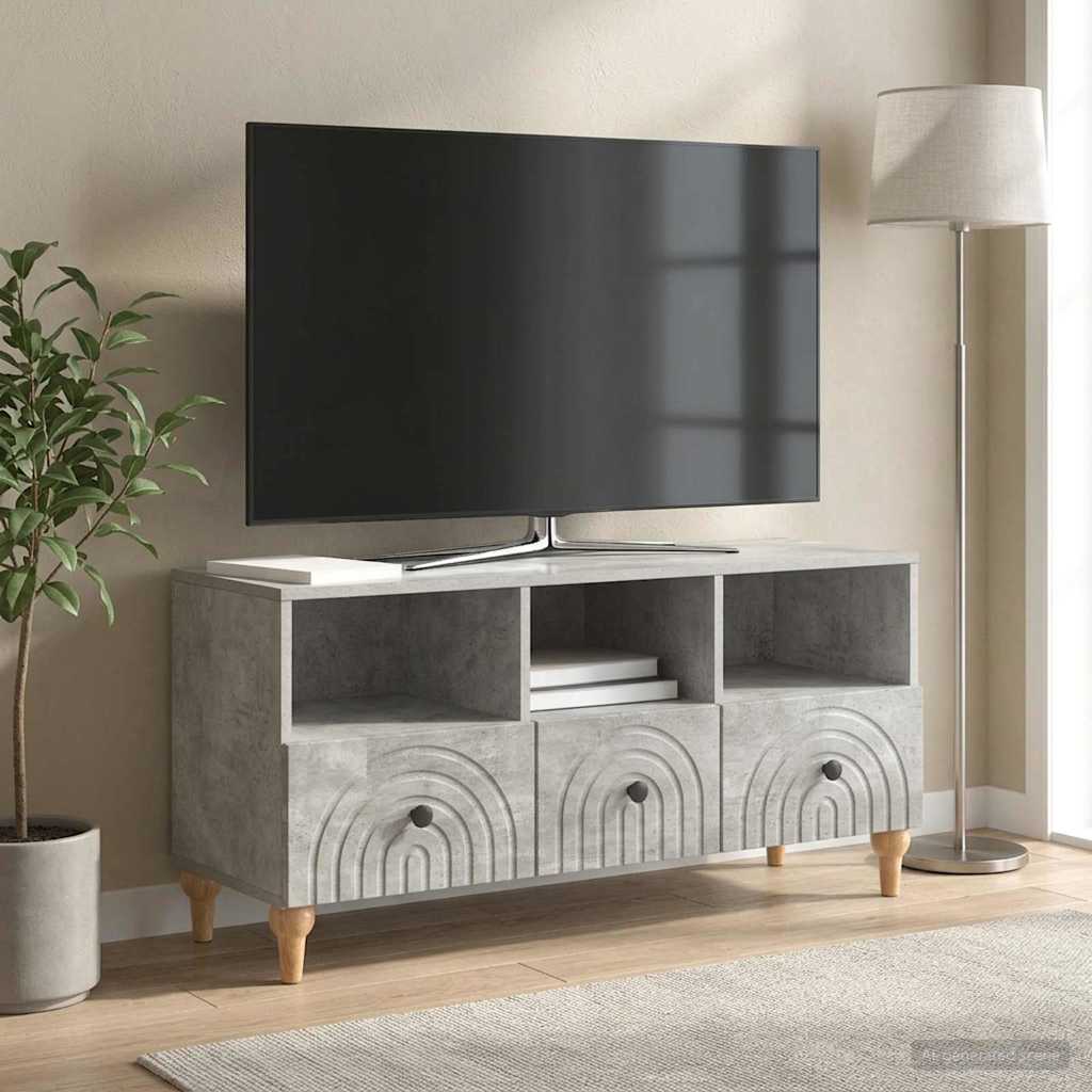Televizoriaus spintelė Betono Pilka 102 x 34,5 x 50 cm