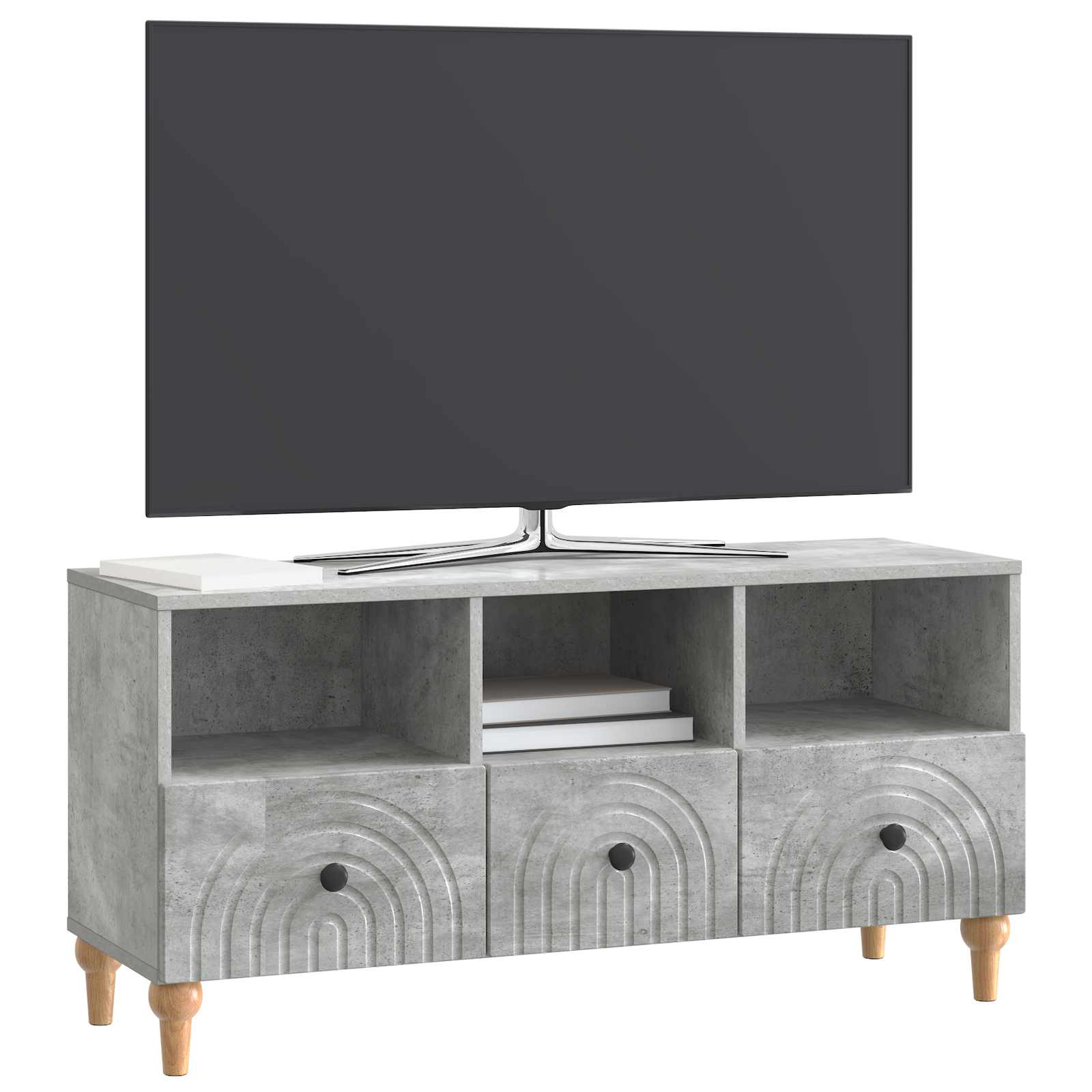 Televizoriaus spintelė Betono Pilka 102 x 34,5 x 50 cm