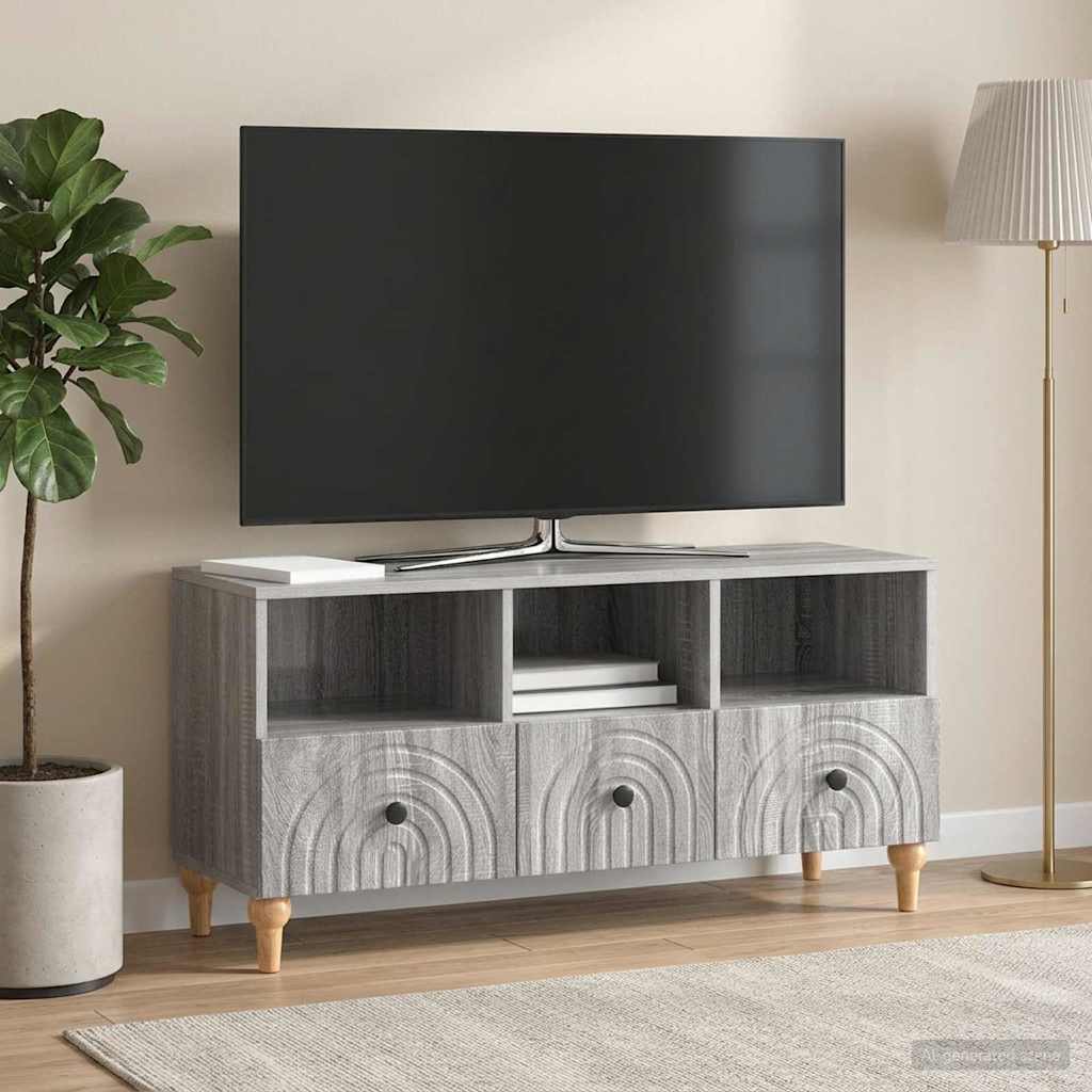 Televizoriaus spintelė Pilka Sonoma 102 x 34,5 x 50 cm