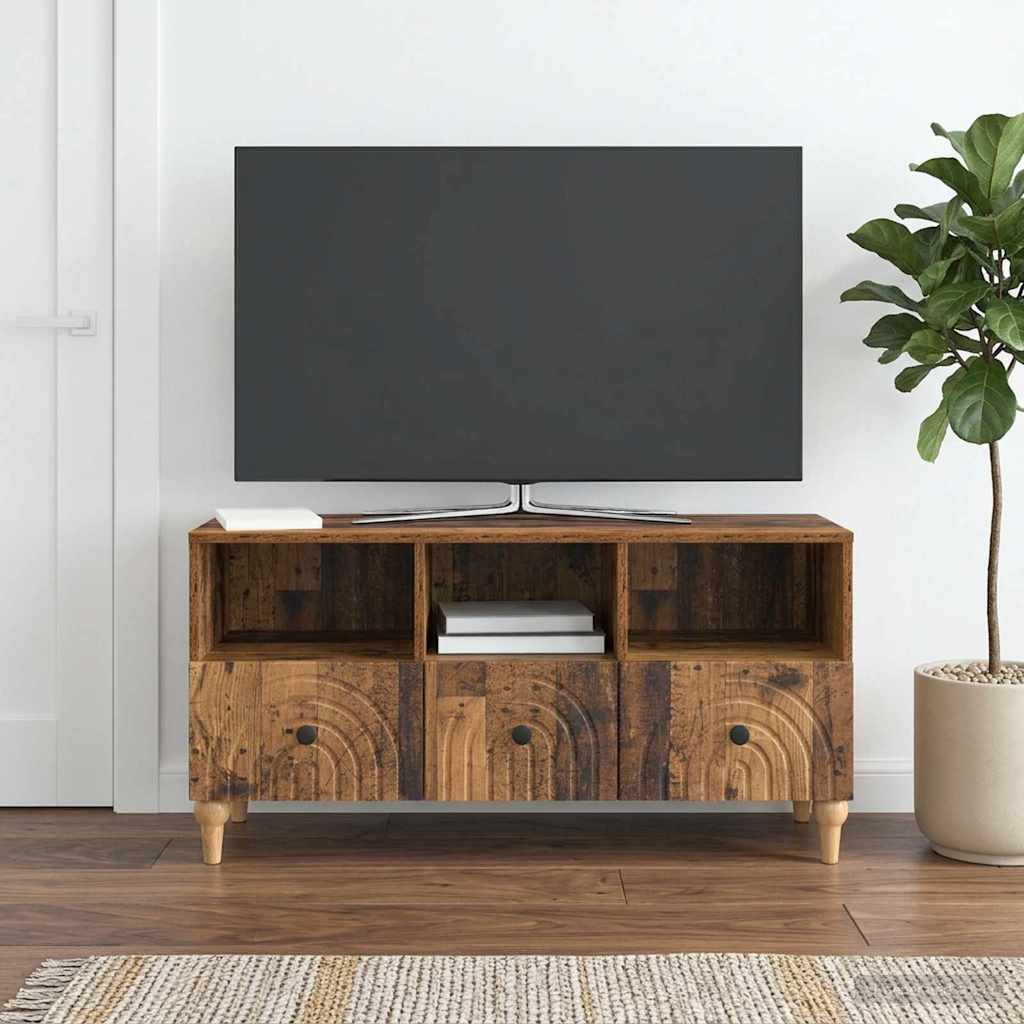 TV cabinet Old wood 102 x 34.5 x 50 cm
