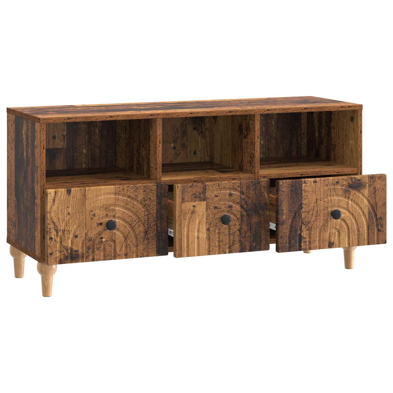 TV cabinet Old wood 102 x 34.5 x 50 cm