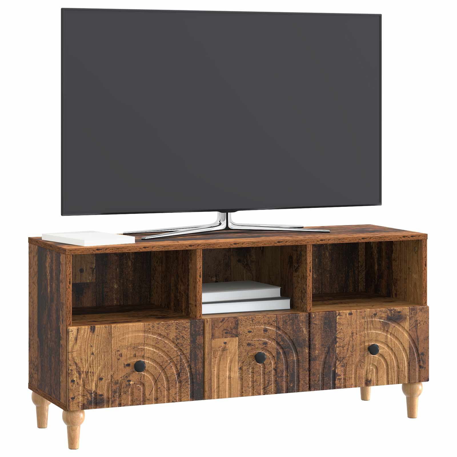 TV cabinet Old wood 102 x 34.5 x 50 cm