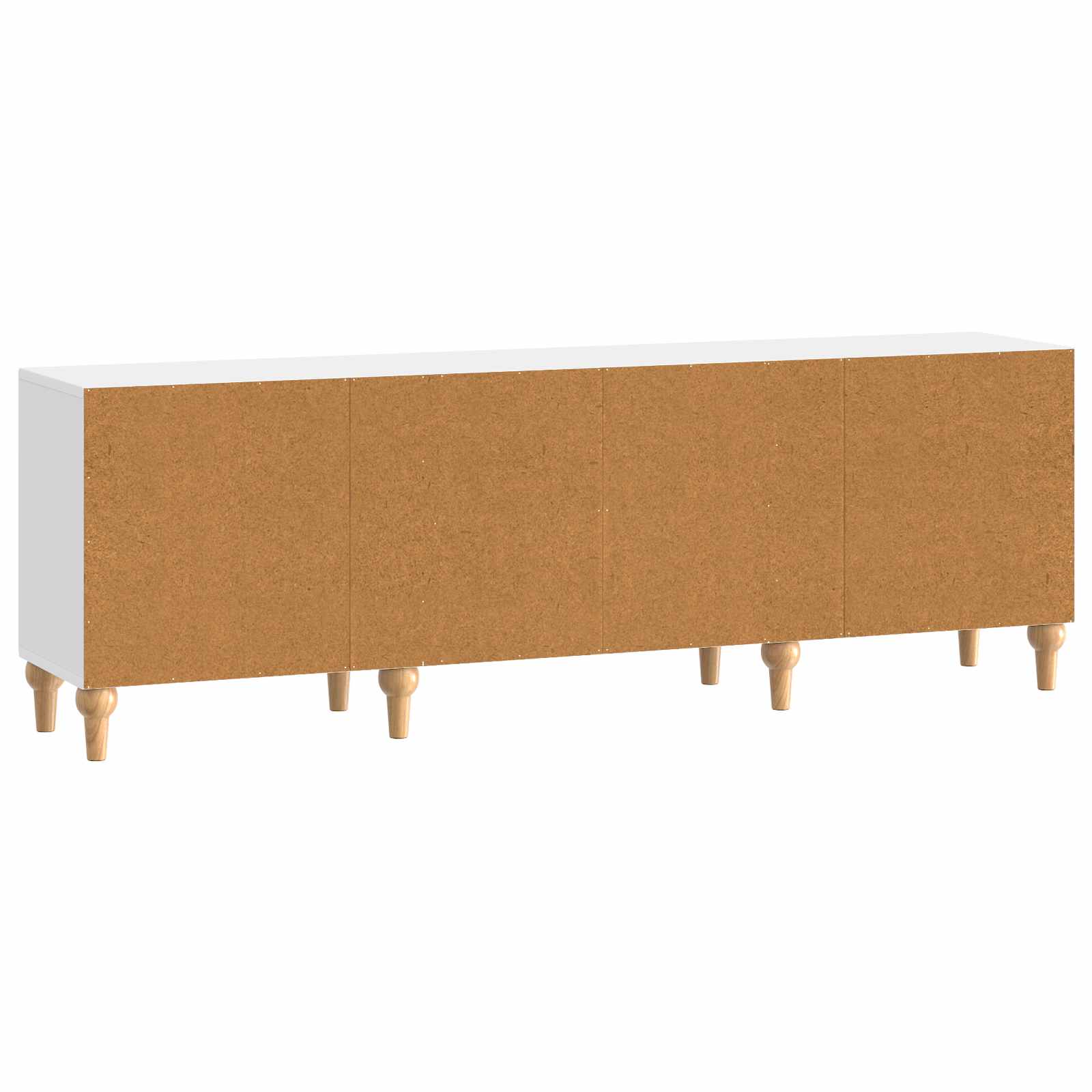 TV skapītis īpaši spīdīgs balts 150 x 31 x 50 cm