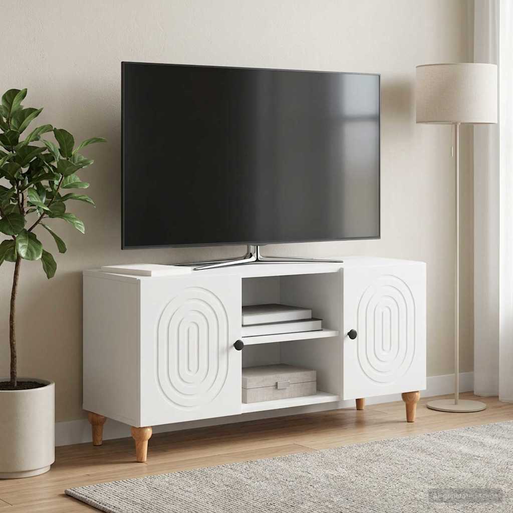 Televizoriaus spintelė Balta 102 x 34,5 x 50 cm