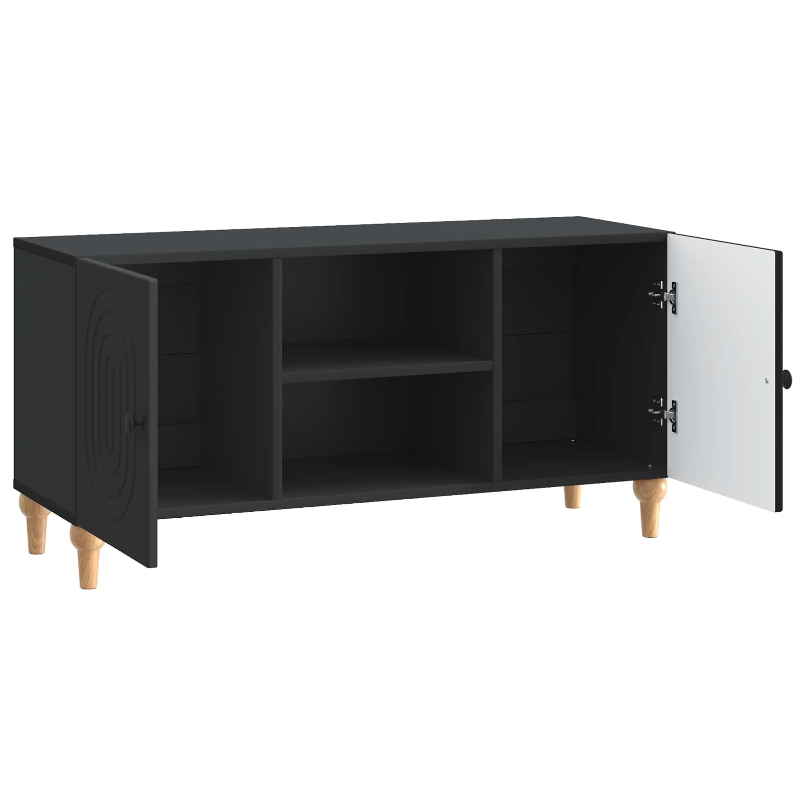 Televizoriaus spintelė Juoda 102 x 34,5 x 50 cm