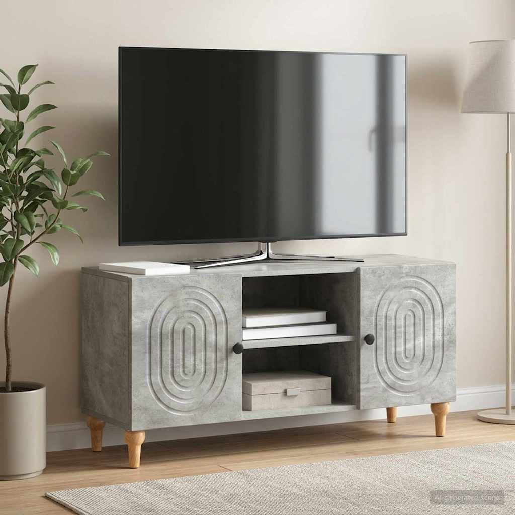 Televizoriaus spintelė Betono pilka 102 x 34,5 x 50 cm