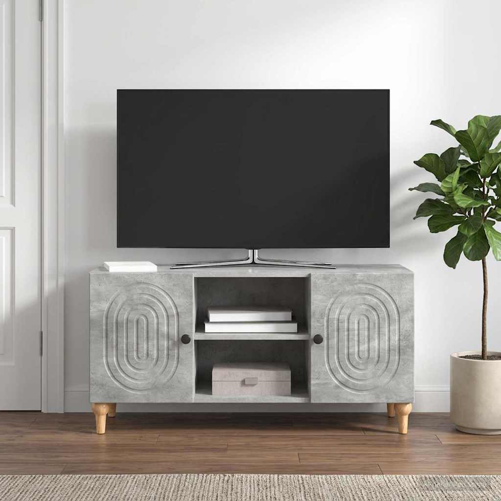 Televizoriaus spintelė Betono pilka 102 x 34,5 x 50 cm