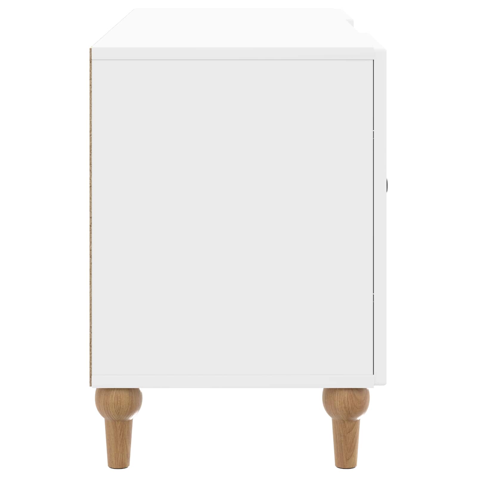 Televizoriaus spintelė Itin blizgi balta 102 x 34,5 x 50 cm