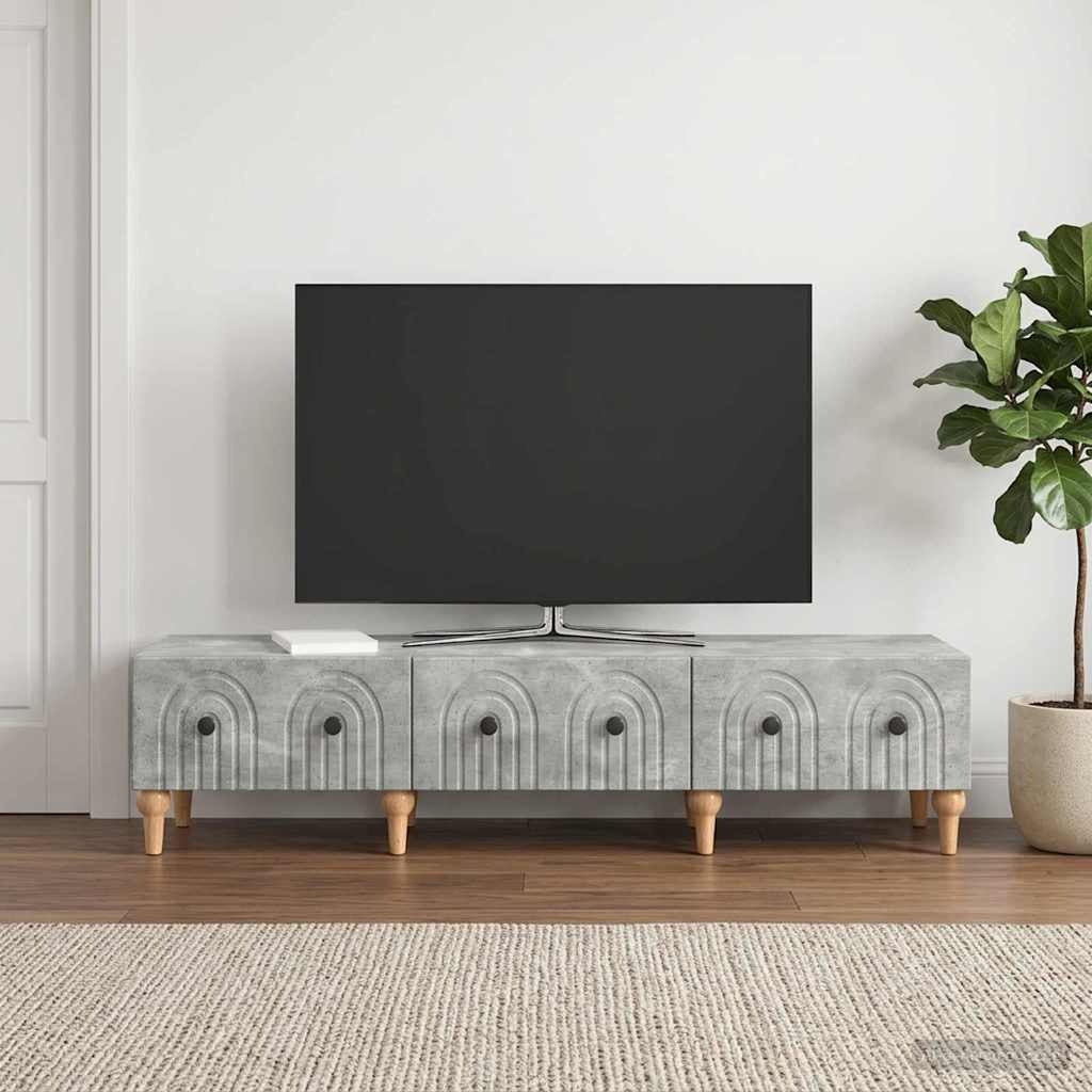 Televizoriaus spintelė Betono pilka 147 x 34,5 x 30 cm