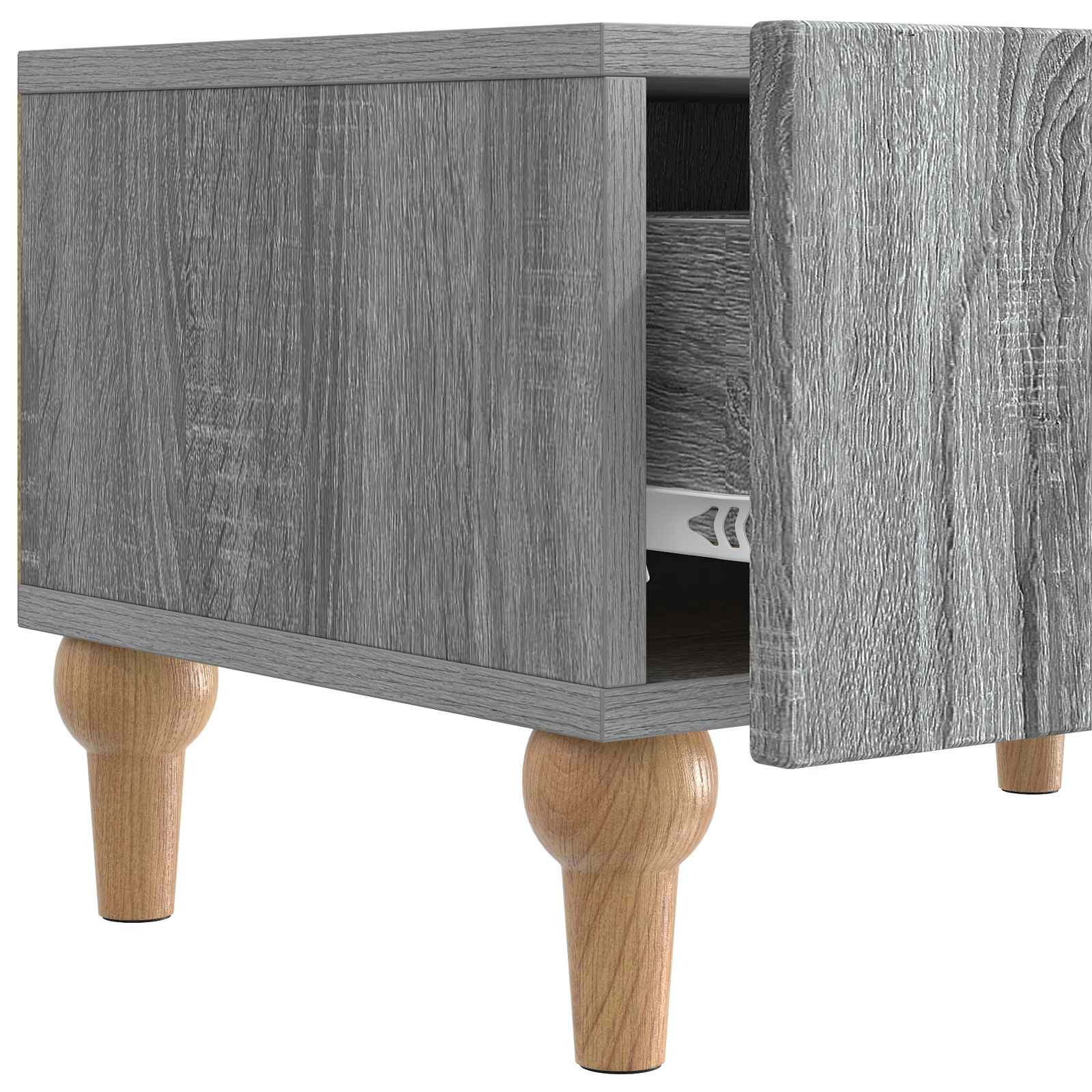 TV skapītis, pelēks sonomas ozols, 147 x 34,5 x 30 cm