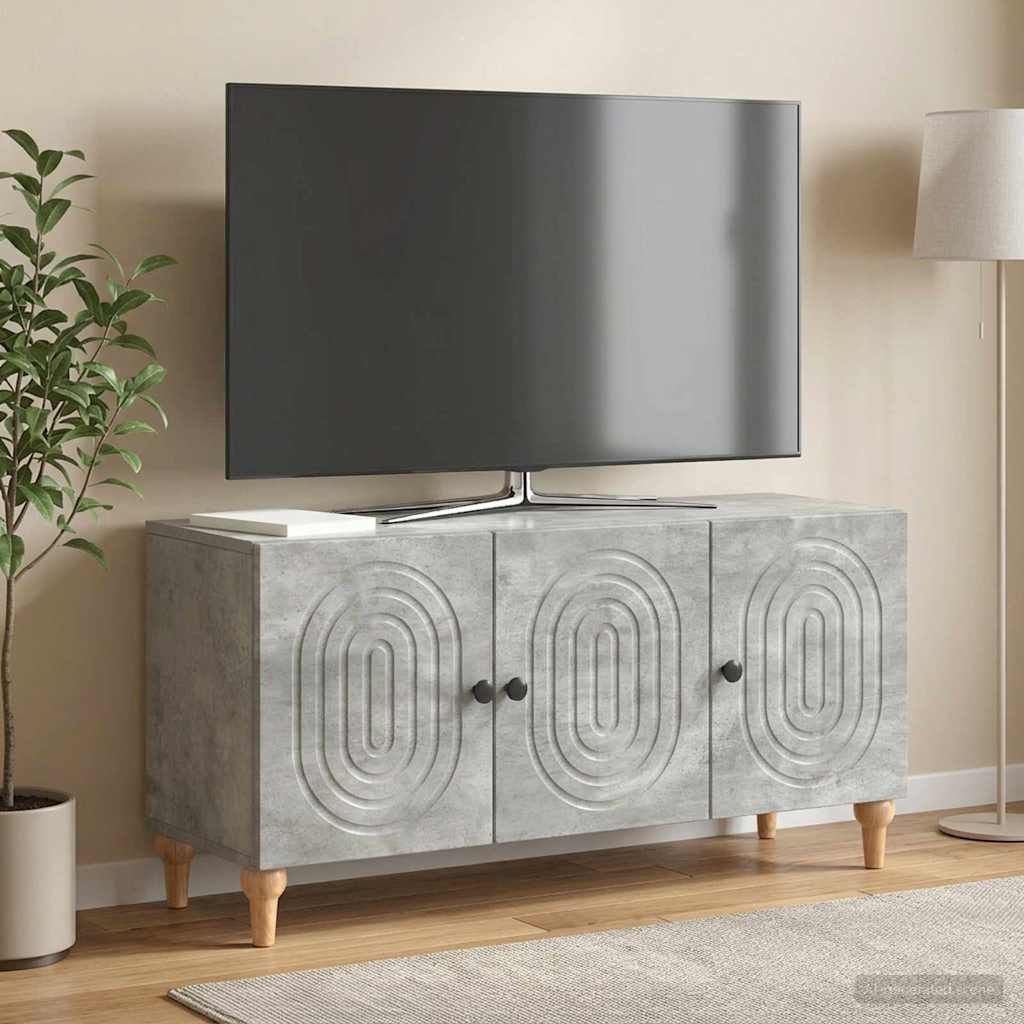 Televizoriaus spintelė Betono pilka 99 x 34,5 x 50 cm