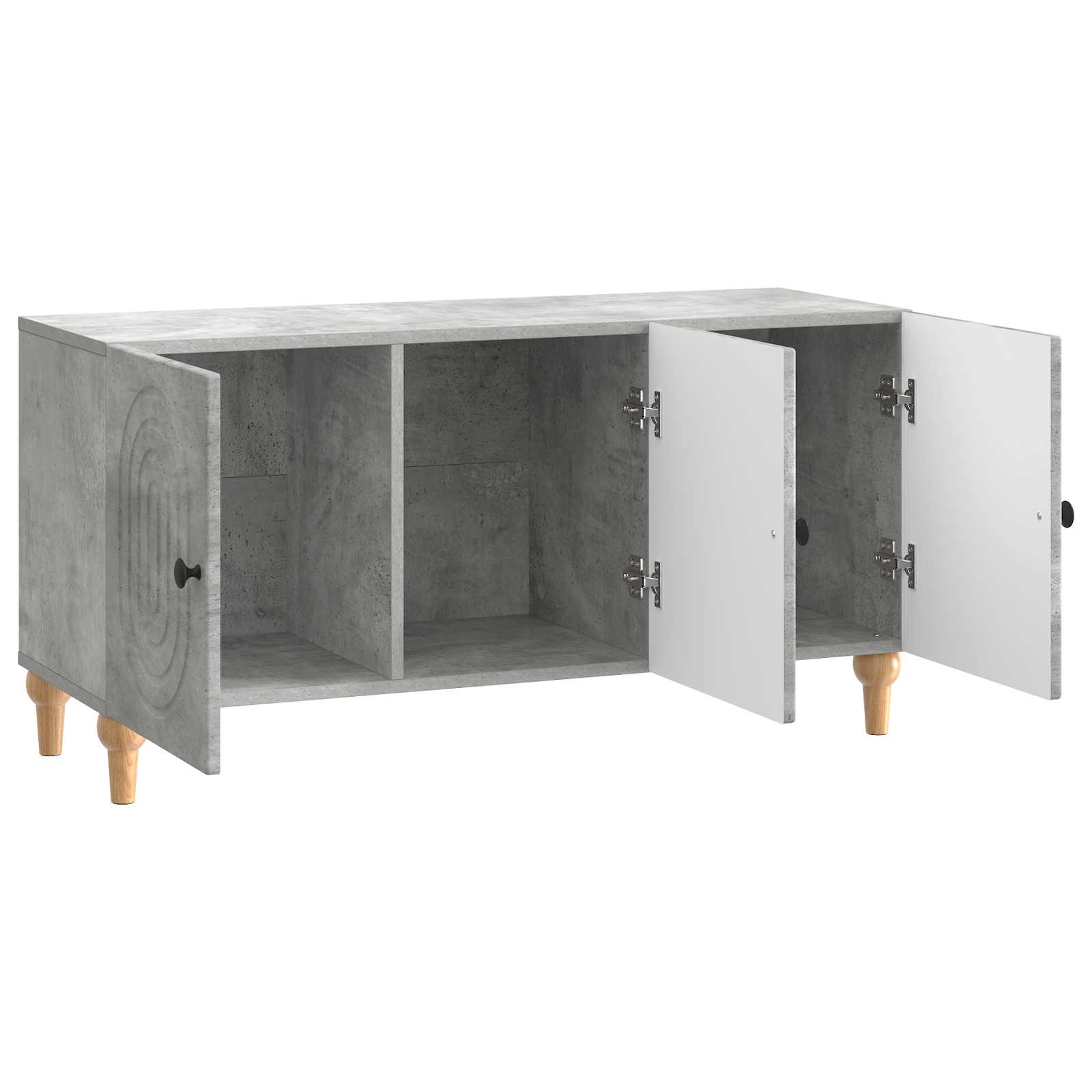 Televizoriaus spintelė Betono pilka 99 x 34,5 x 50 cm