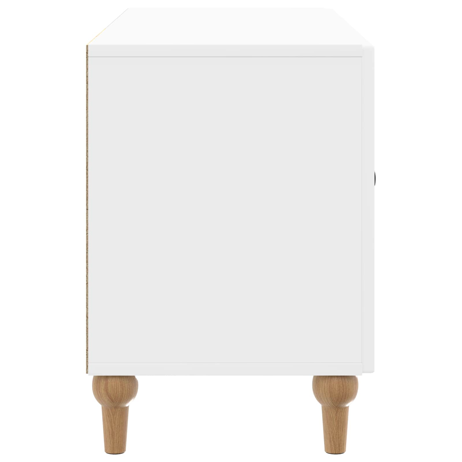 Televizoriaus spintelė Itin blizgi balta 99 x 34,5 x 50 cm