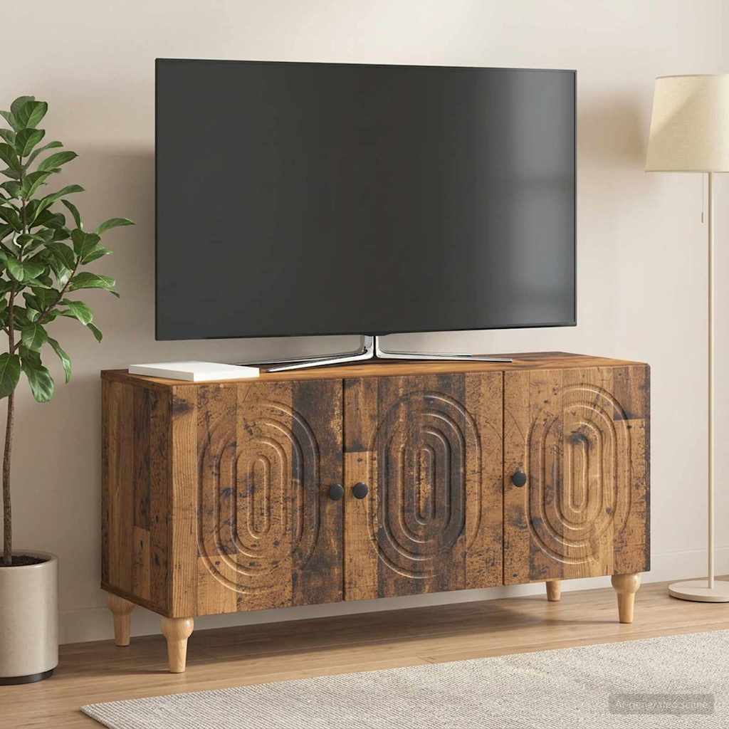 Televizoriaus spintelė Sendintos medienos 99 x 34,5 x 50 cm