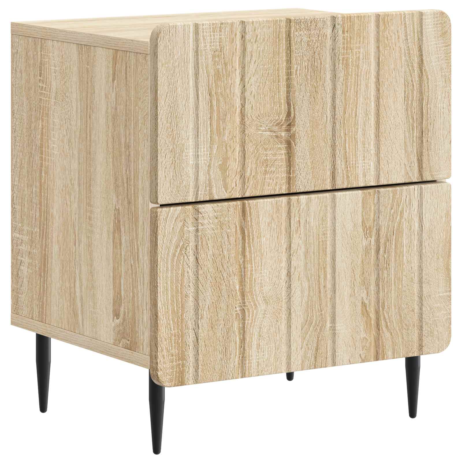 Šalia lovos spintelė 2 pcs Sonoma ąžuolas 43 x 34,5 x 49,5 cm