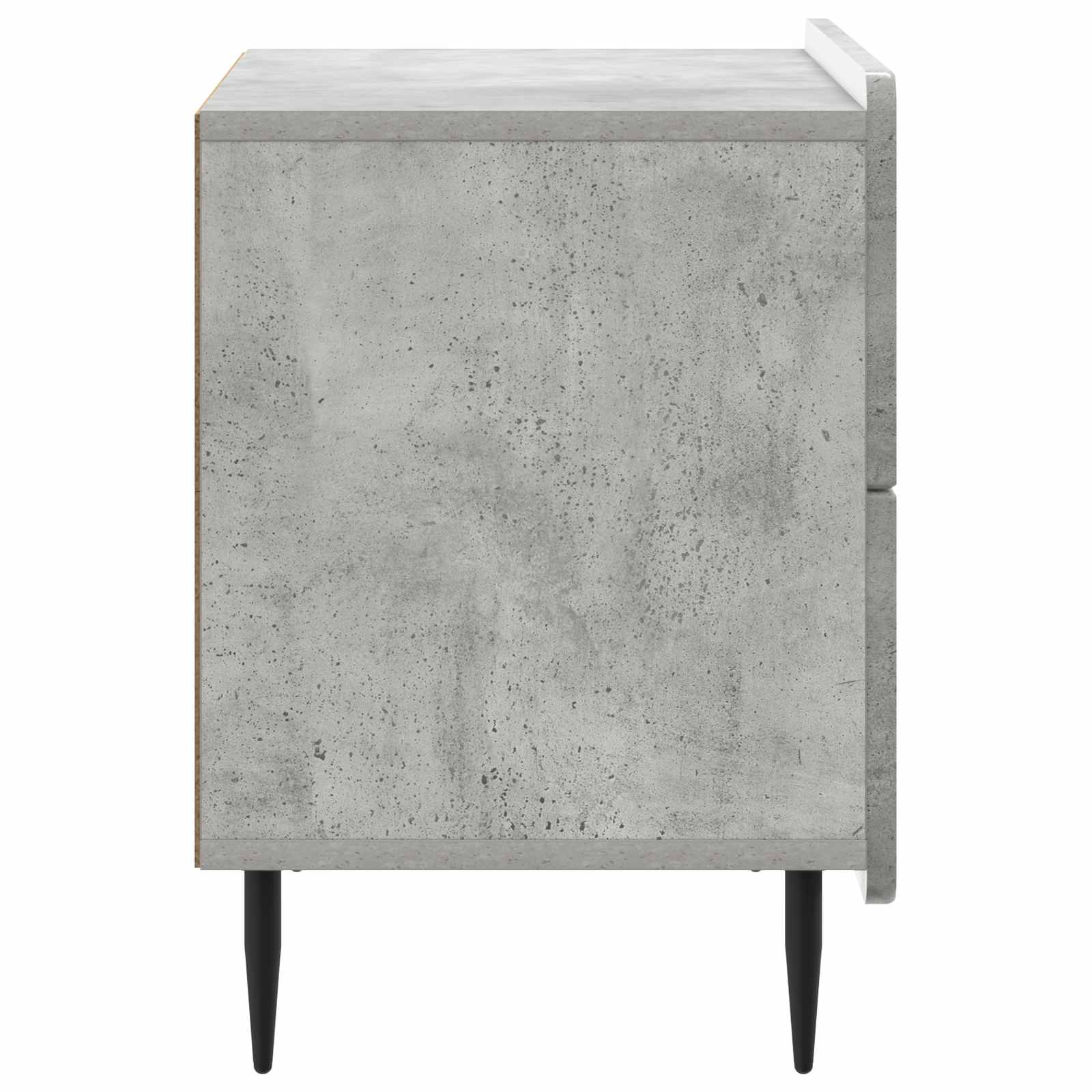 Šalia lovos spintelė Betono pilka 62 x 34,5 x 49,5 cm