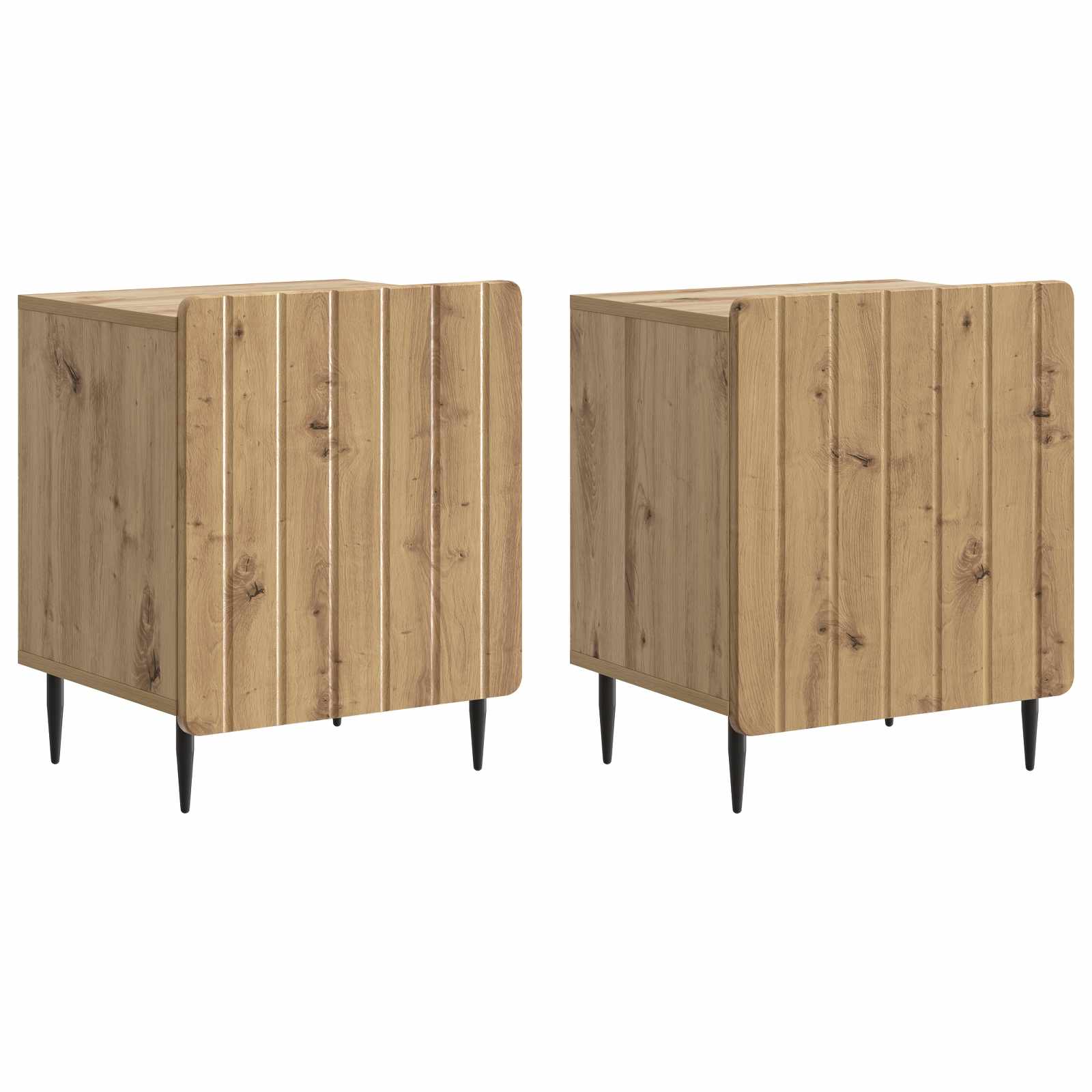 Šalia lovos spintelė 2 pcs Artisano ąžuolo 43 x 34,5 x 52 cm